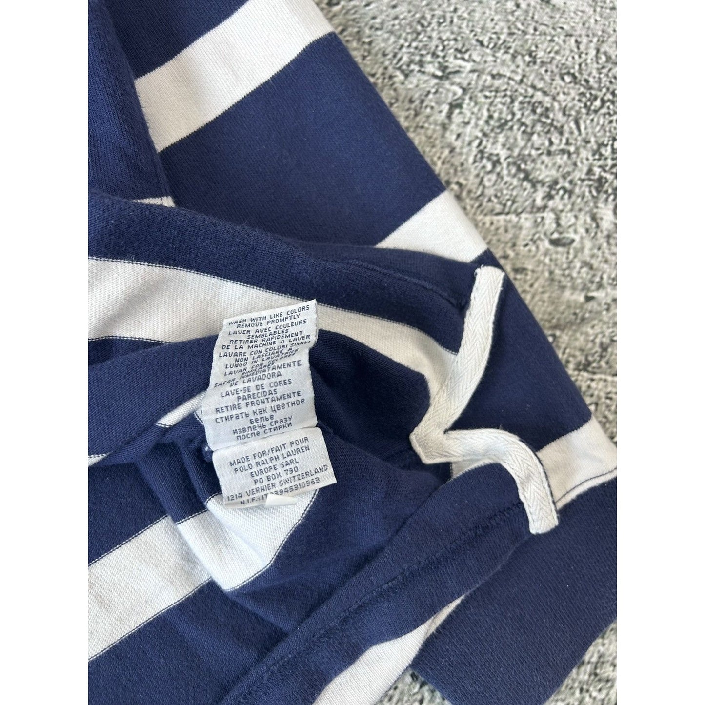 Chief Keef Polo Ralph Lauren striped longsleeve big pony