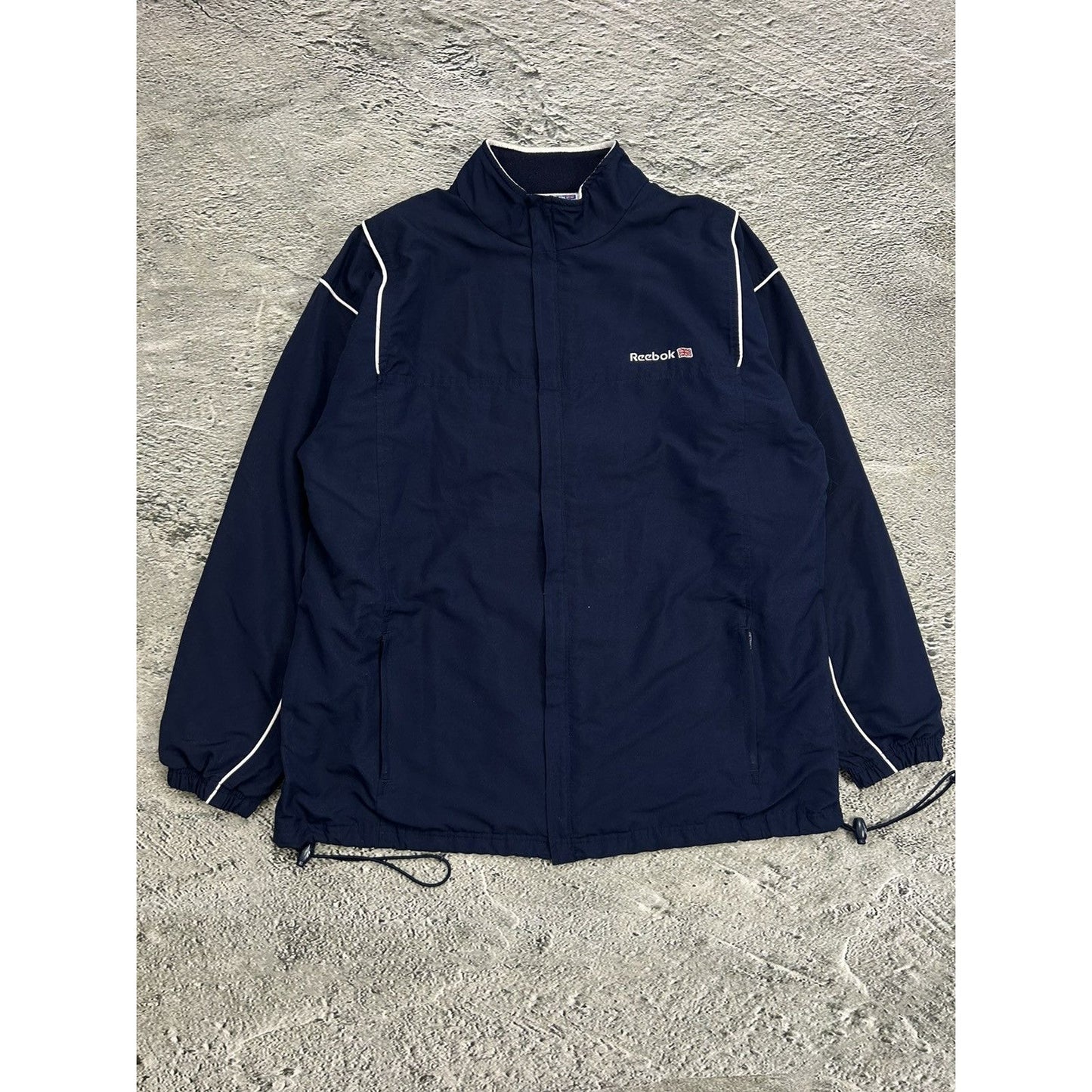 Reebok vintage track suit navy track pants nylon UK
