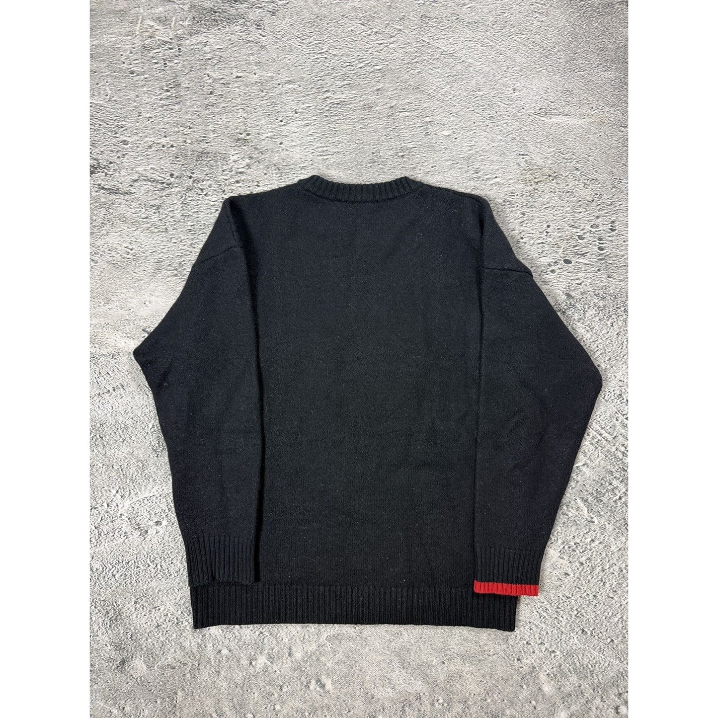 Diesel vintage sweater black Y2K big logo red