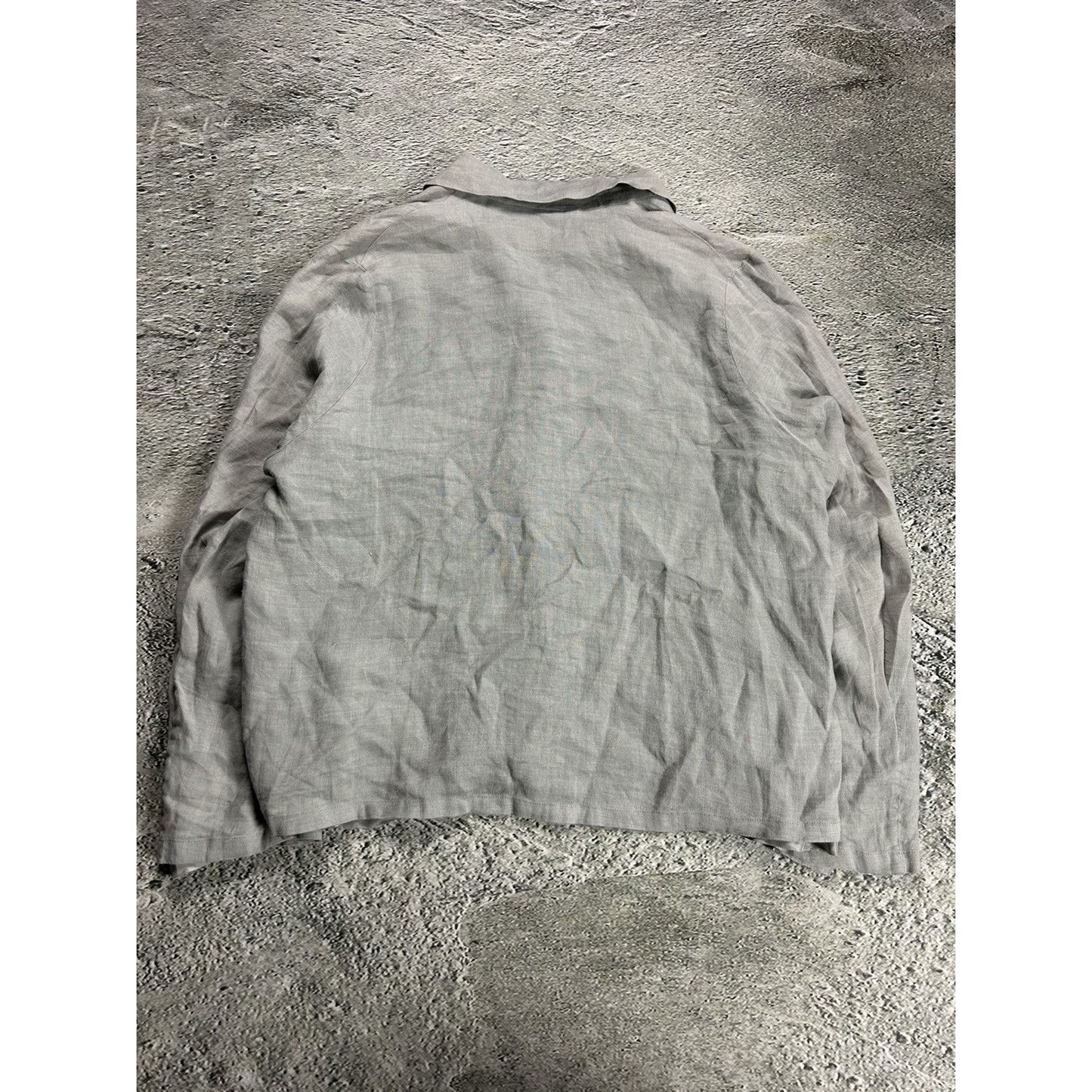 Rundholz Shirt Button-up grey with pockets