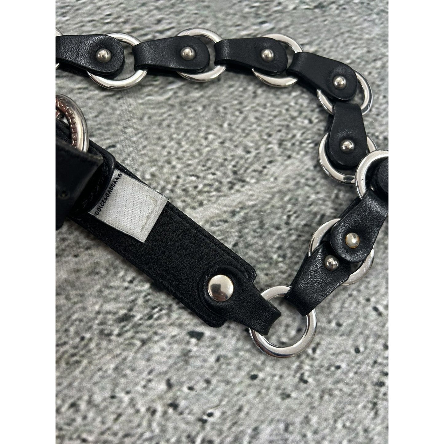 00s Dolce & Gabbana DG Logo Chain Belt Y2K