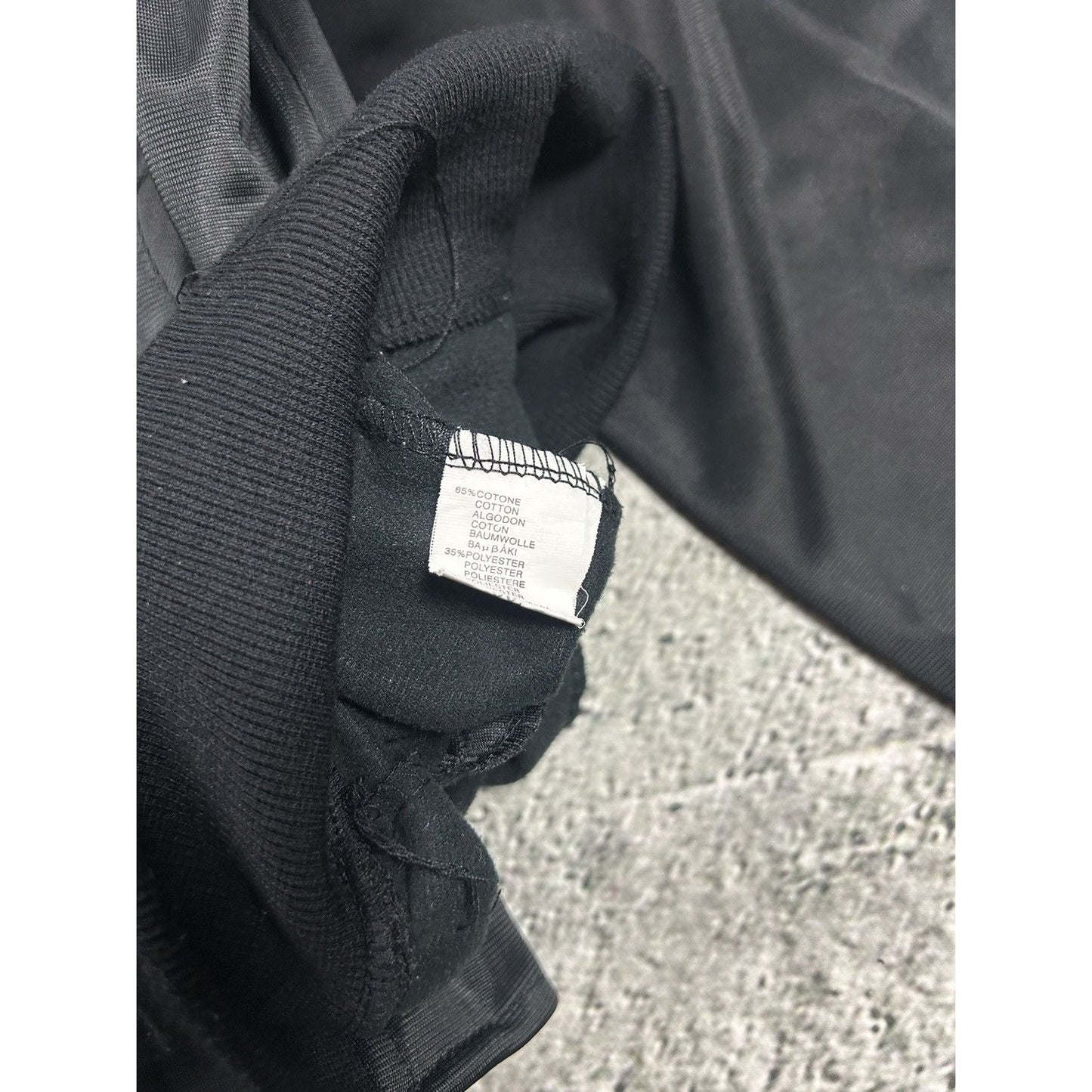 Italia zip sweatshirt vintage Y2K big logo black gold Italy