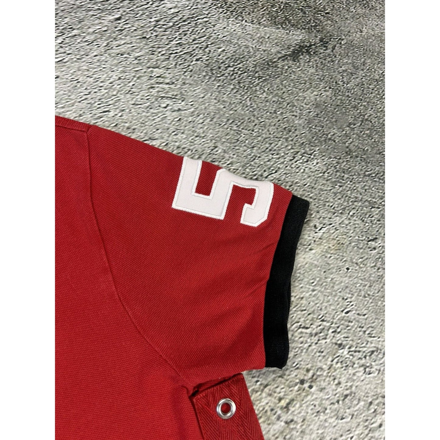 Chief Keef Polo Ralph Lauren Milan Red polo T-shirt