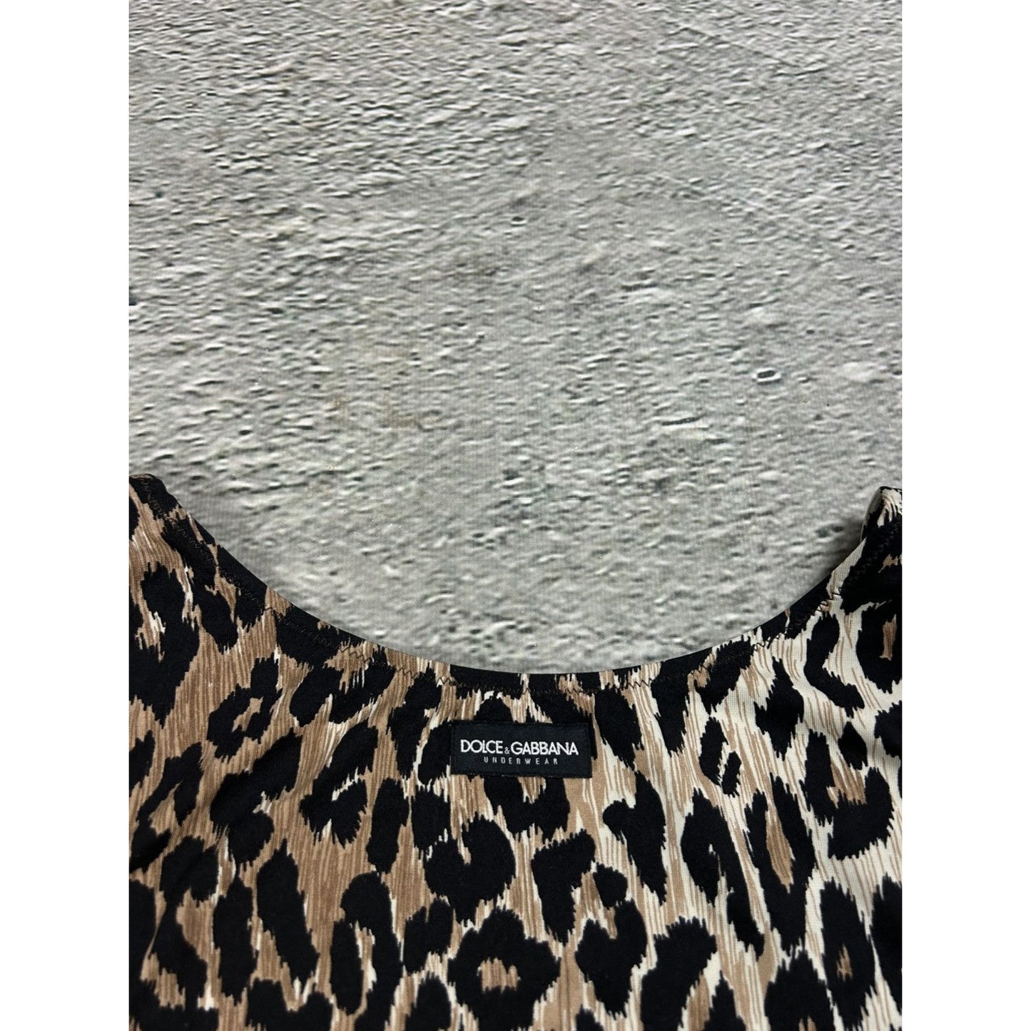 Dolce & Gabbana Cheetah Printed tank top sleeveless DG Y2K