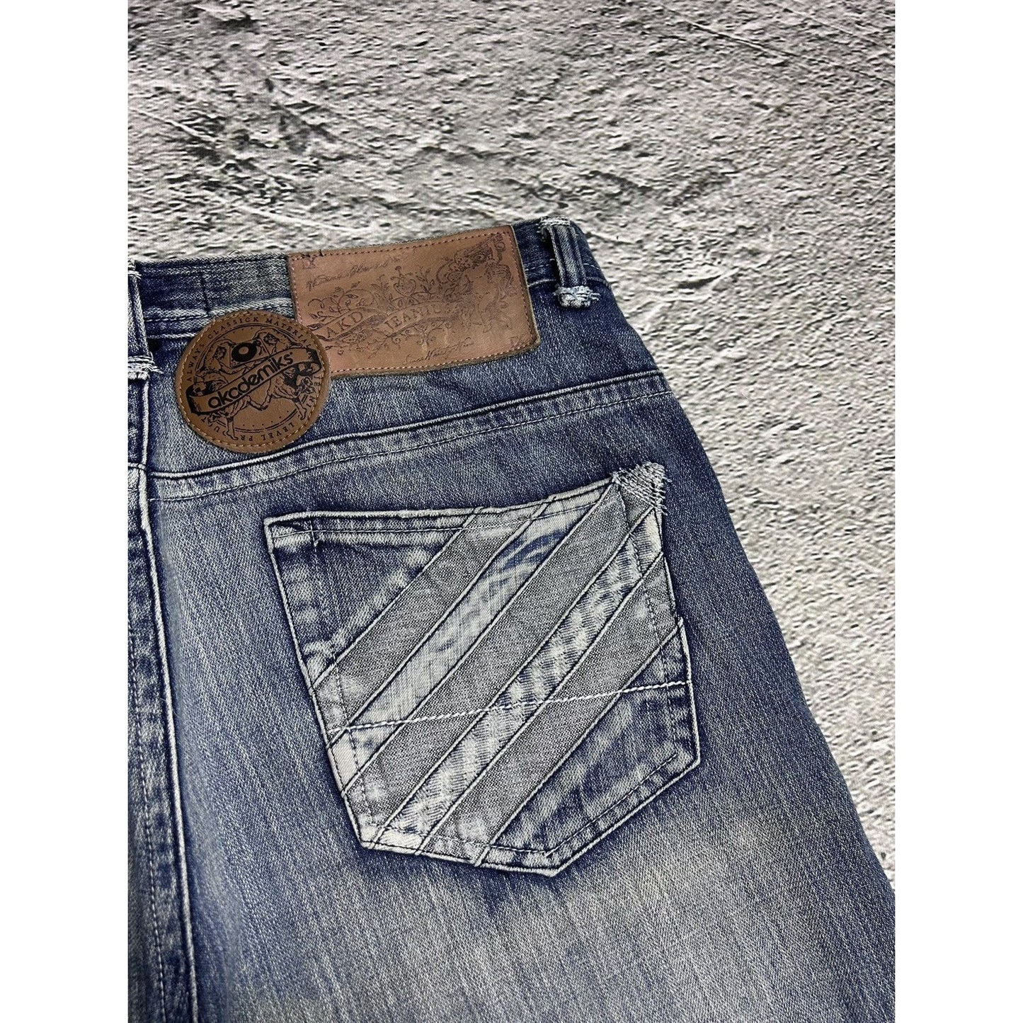 Akademiks Jeans vintage Y2K blue baggy