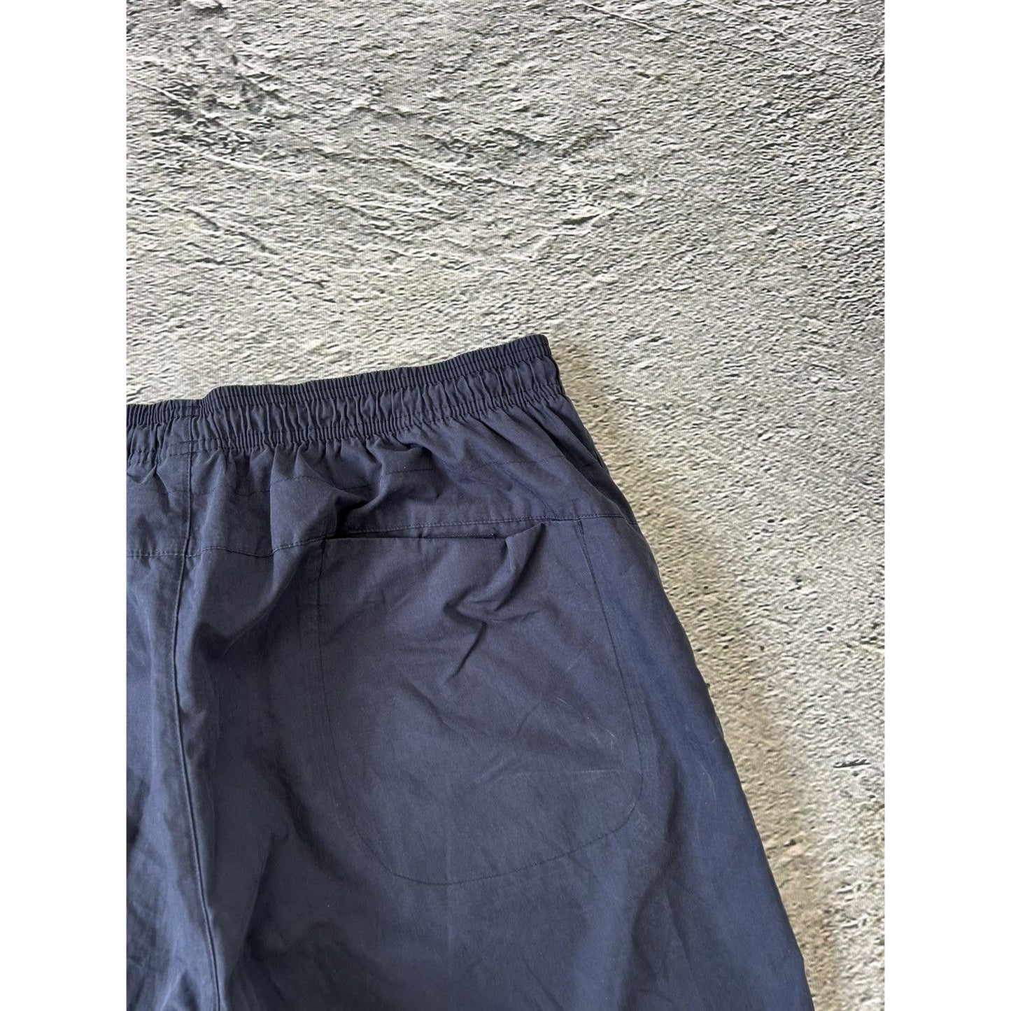 Adidas vintage navy nylon track pants baggy small logo 2000s