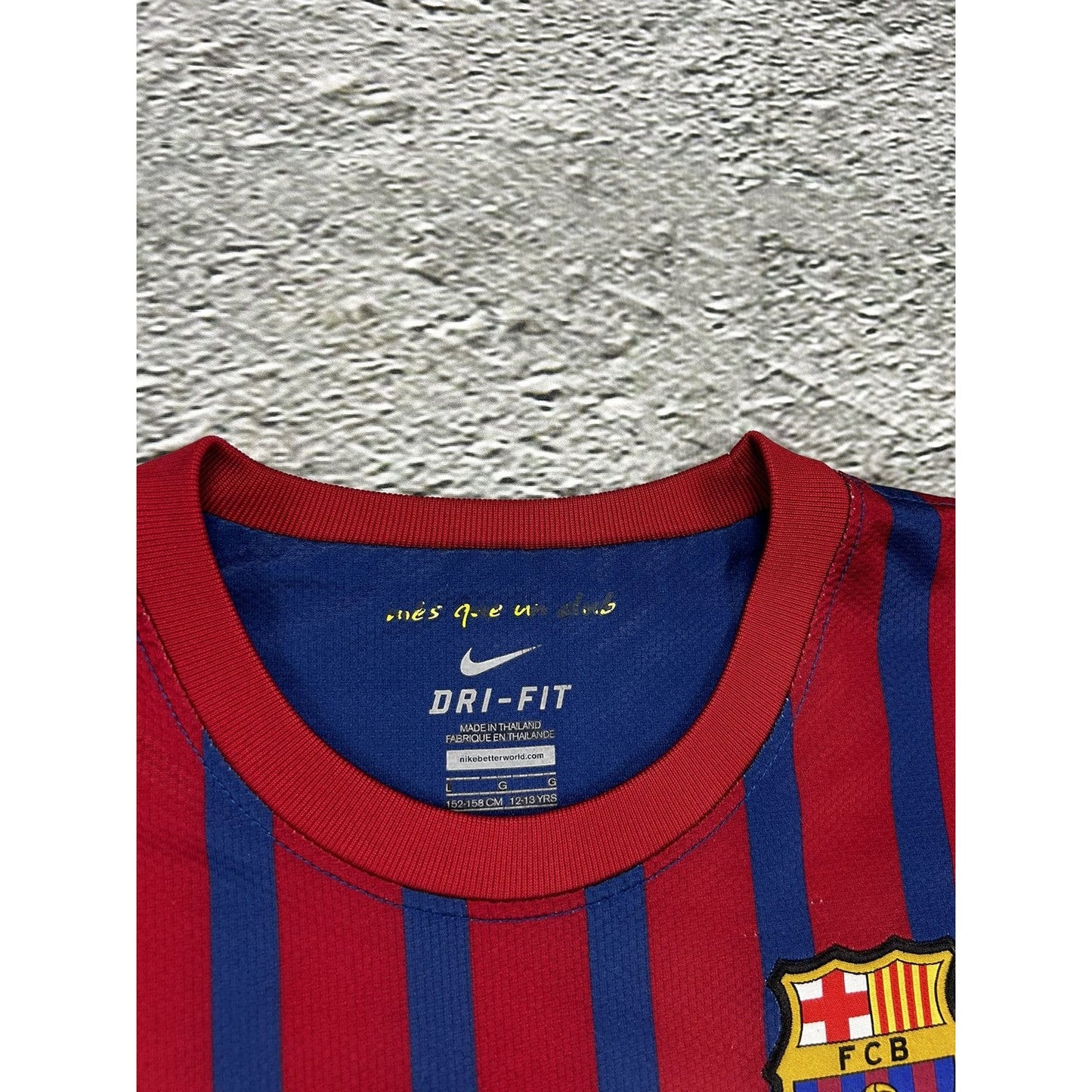 FC Barcelona vintage Nike jersey 2011 2012 Qatar Foundation