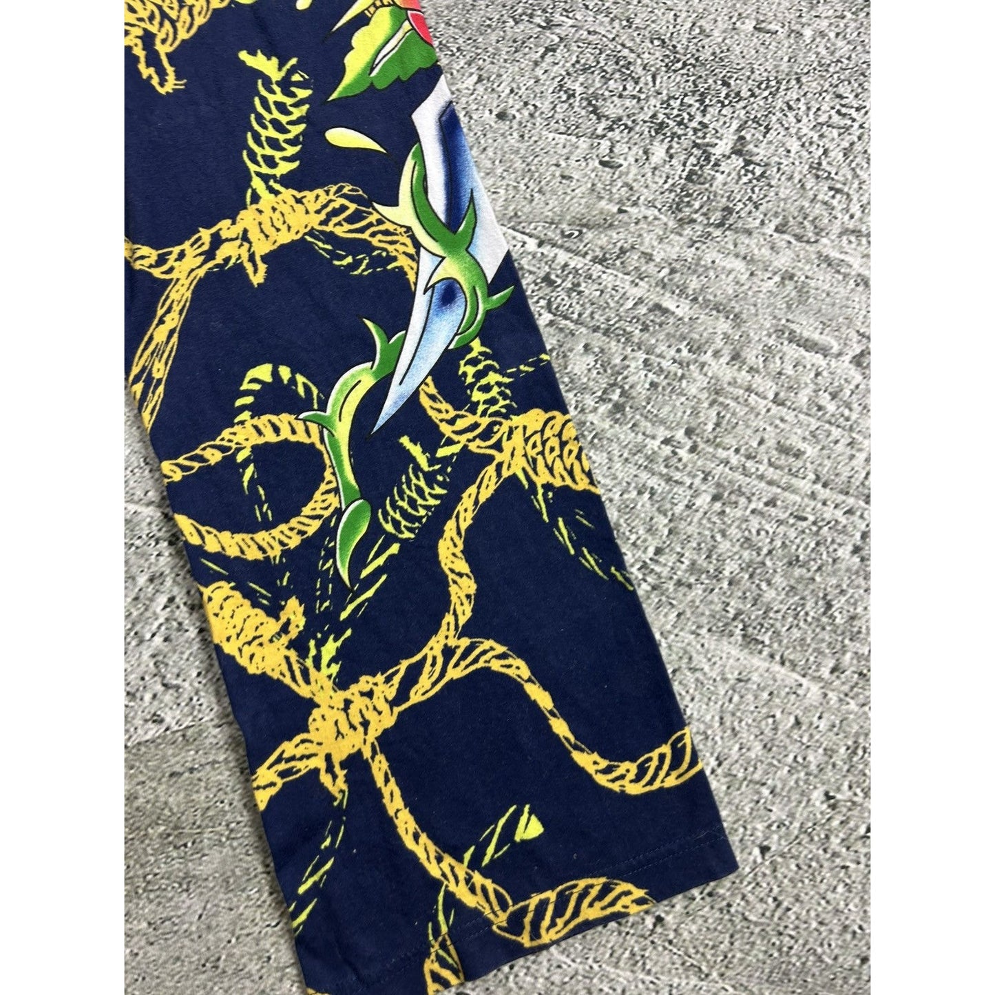 Ed Hardy Christian Audigier vintage sweatpants crazy Y2K