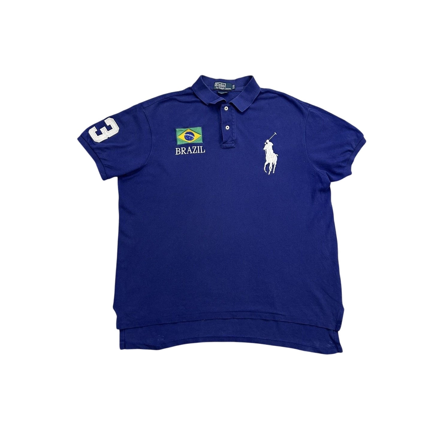 Chief Keef Polo Ralph Lauren vintage Brazil flag big pony