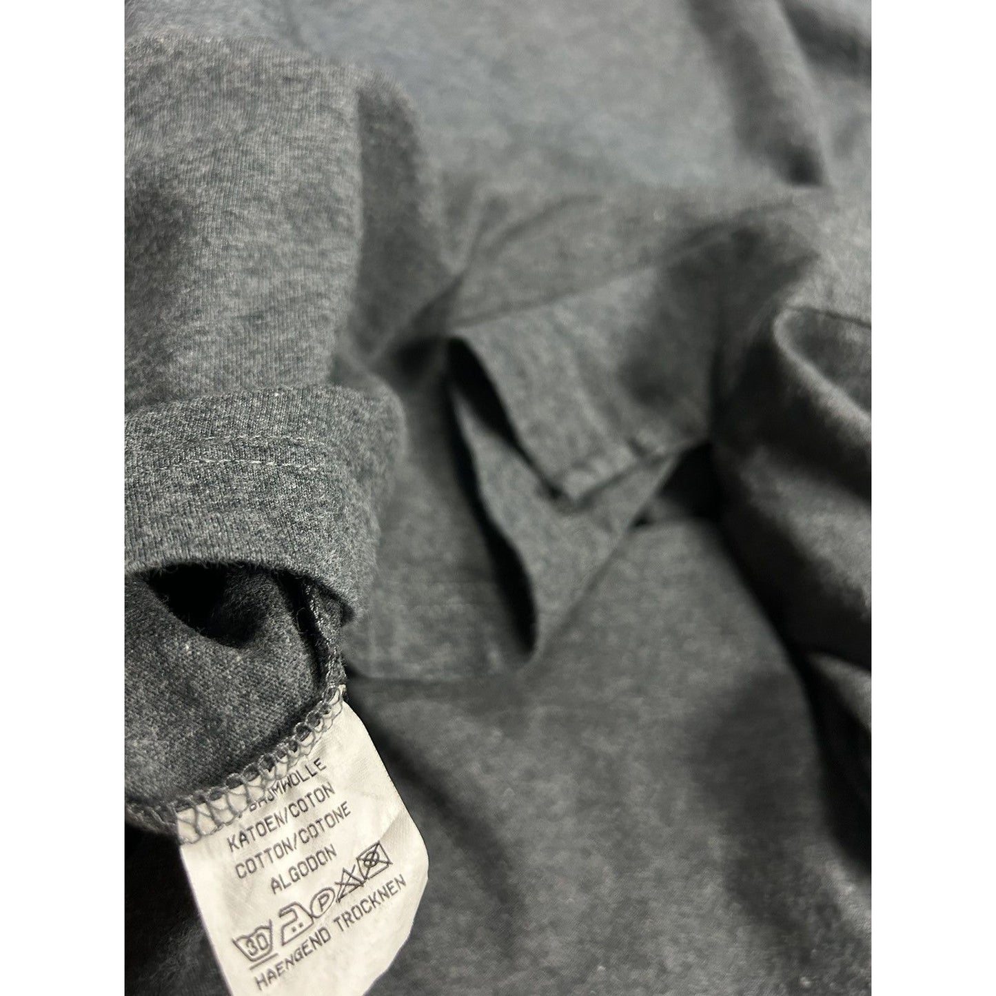 90s Yves Saint Laurent vintage grey turtleneck YSL logo