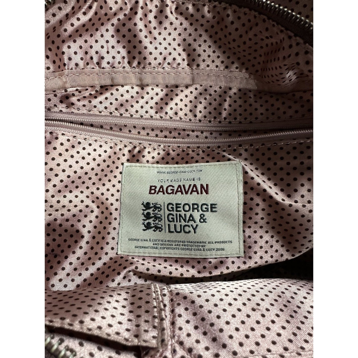 George Gina & Lucy bag Y2K vintage bagavan floral purple