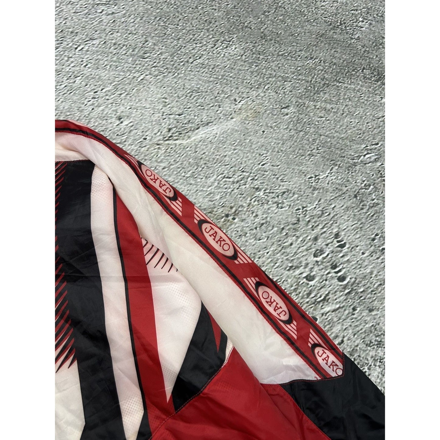 Jako vintage Track Jacket black white red 90s