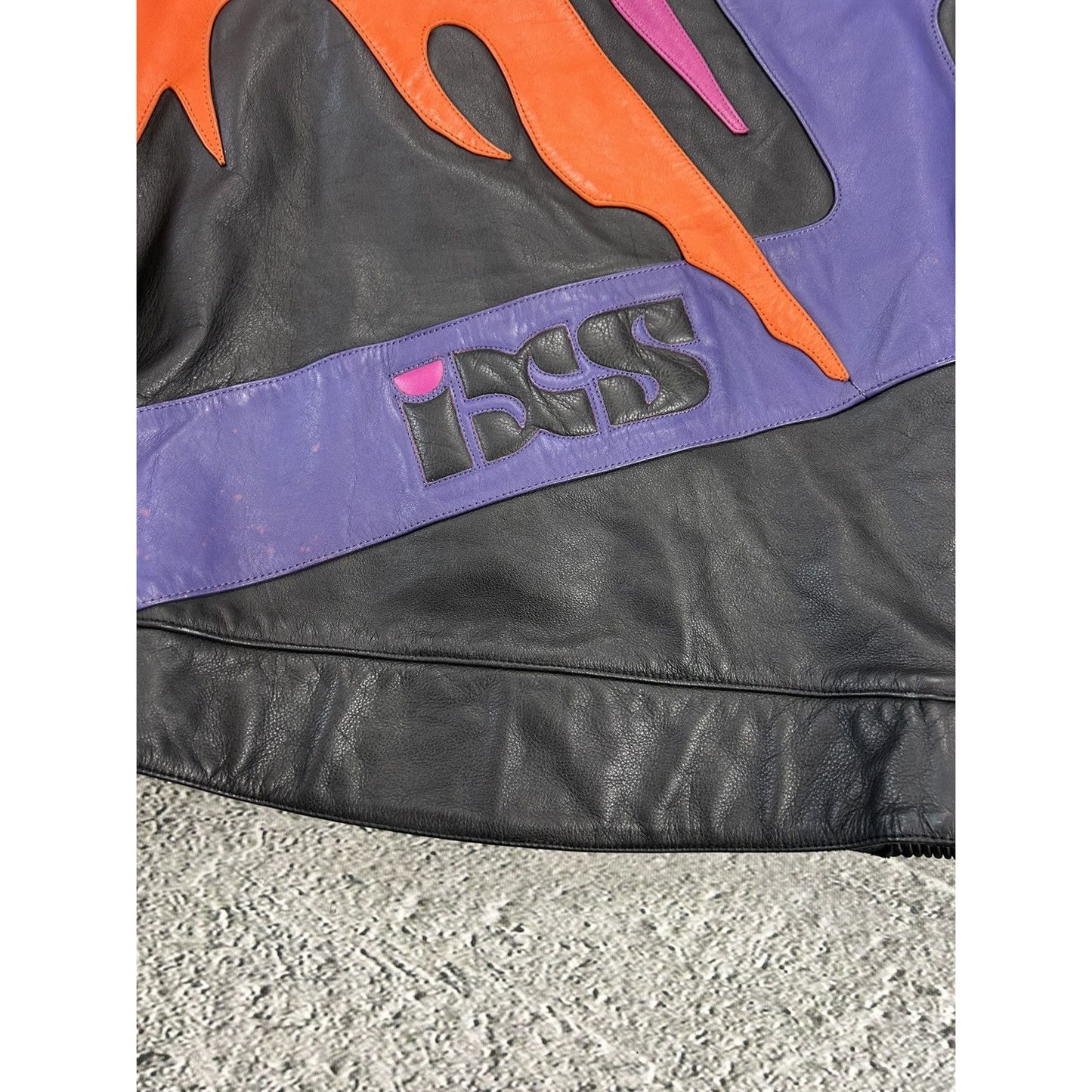 IXS Racing Leather Jacket vintage Y2K motorcycle