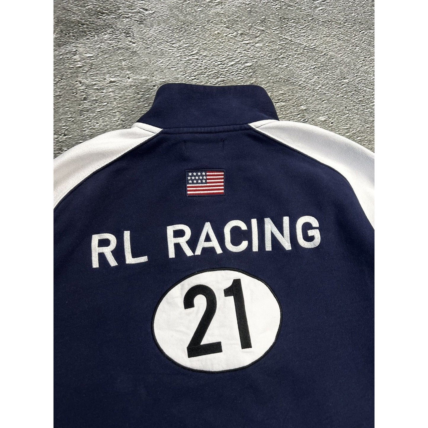 Chief Keef Polo Ralph Lauren zip sweatshirt navy USA