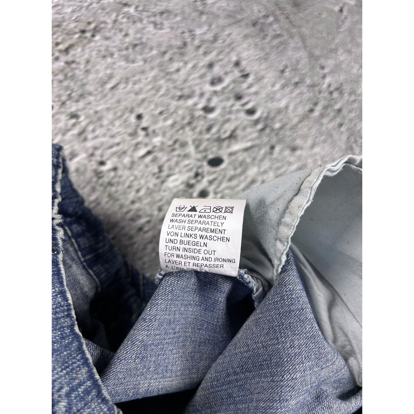 Y2K jeans flared floral embroidery rhinestone