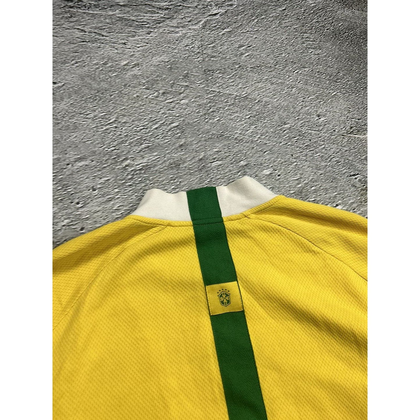 Nike Brazil track jacket 10 Ronaldinho vintage yellow