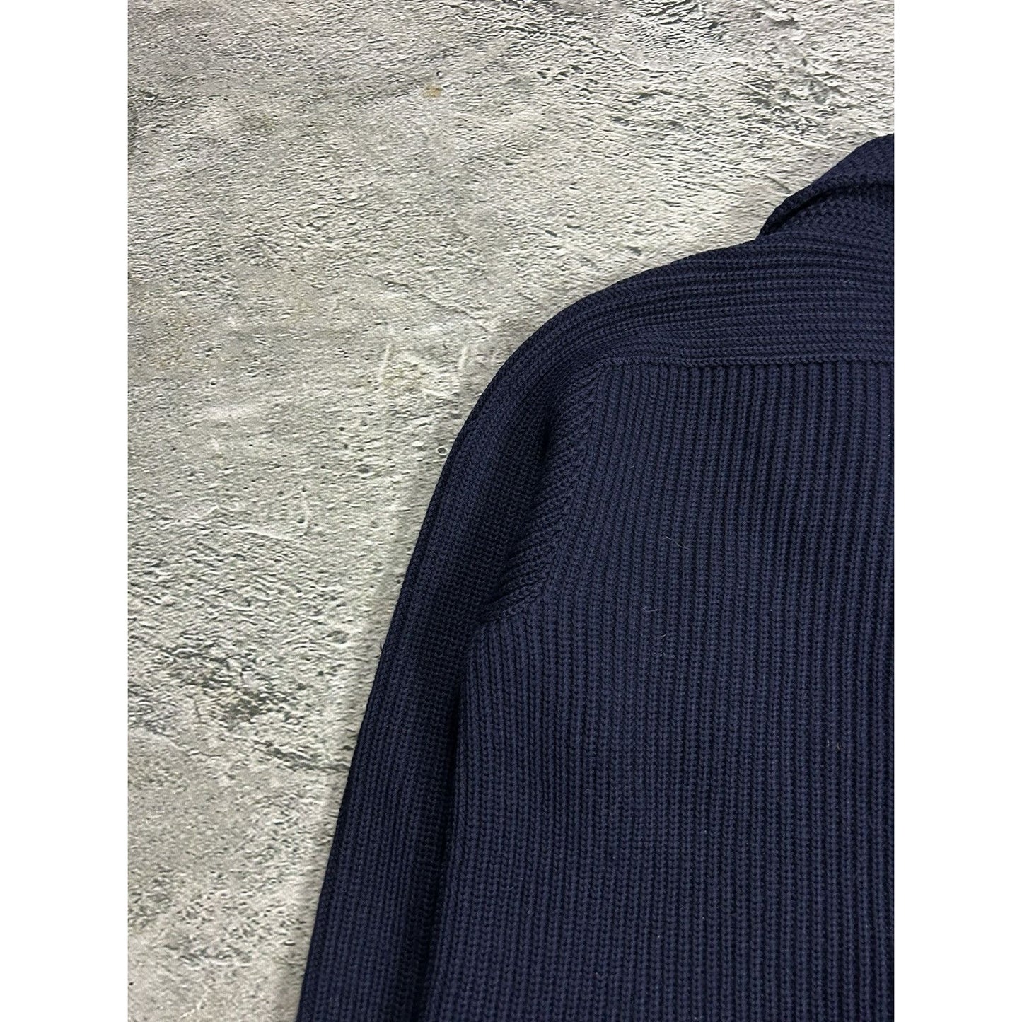Christian Dior Monsieur Cardigan vintage 70s sweater navy