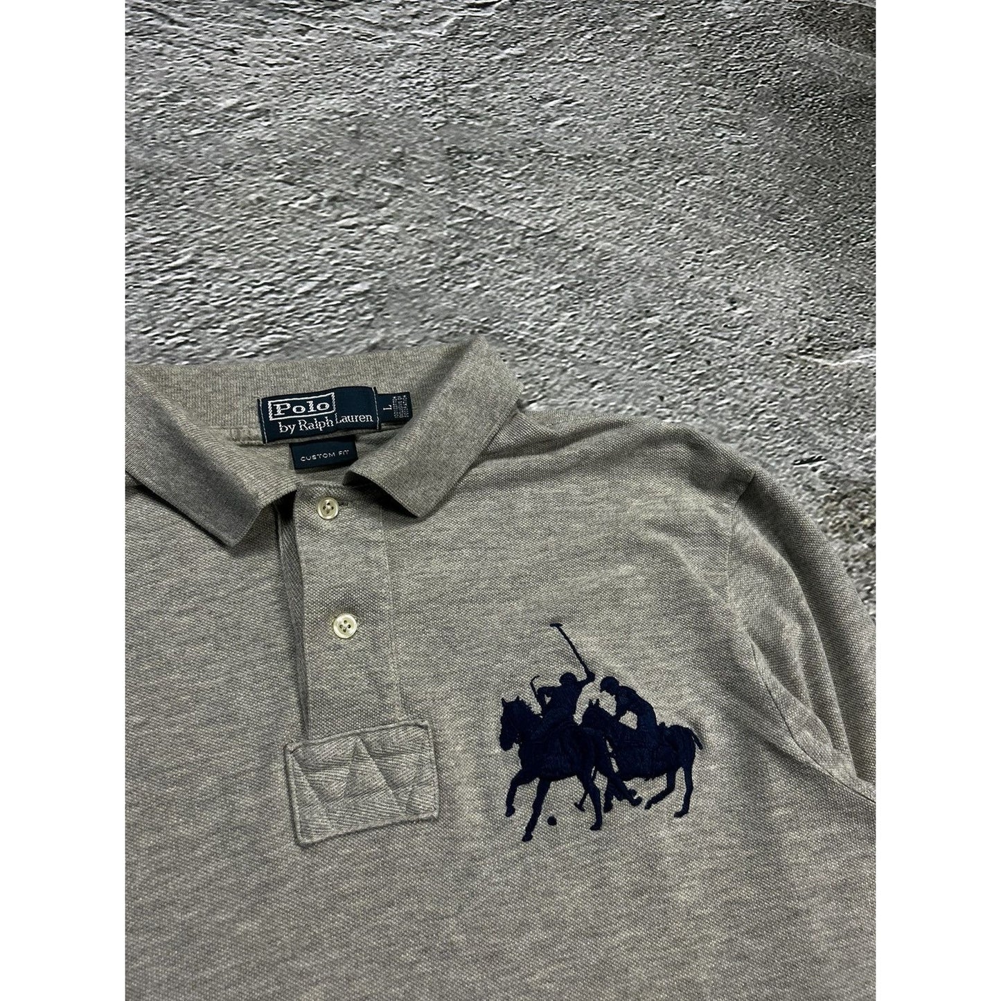 Chief Keef Polo Ralph Lauren grey longsleeve big pony