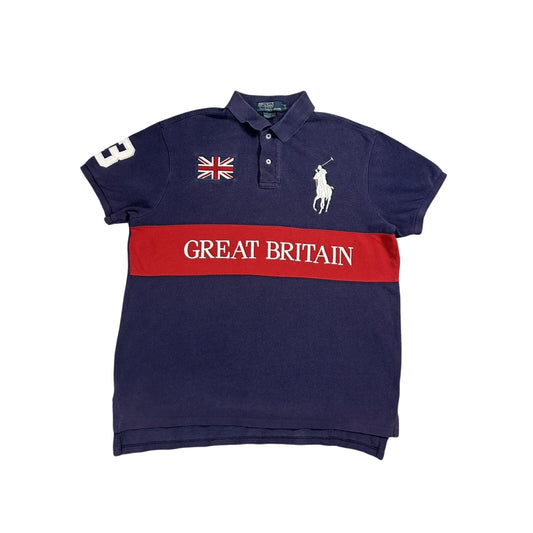 Chief Keef Polo Ralph Lauren Great Britain vintage red navy
