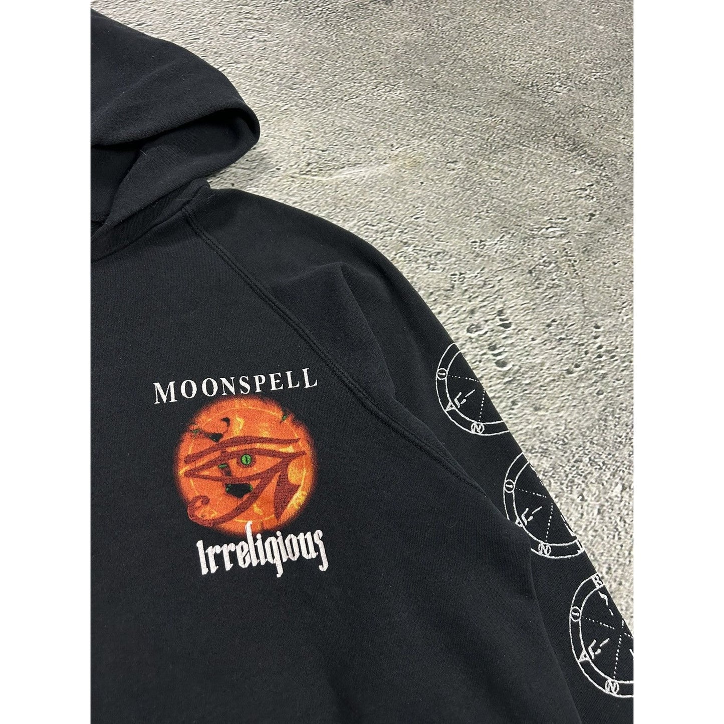 Vintage 90s Moonspell irreligious hoodie Big logo size XL