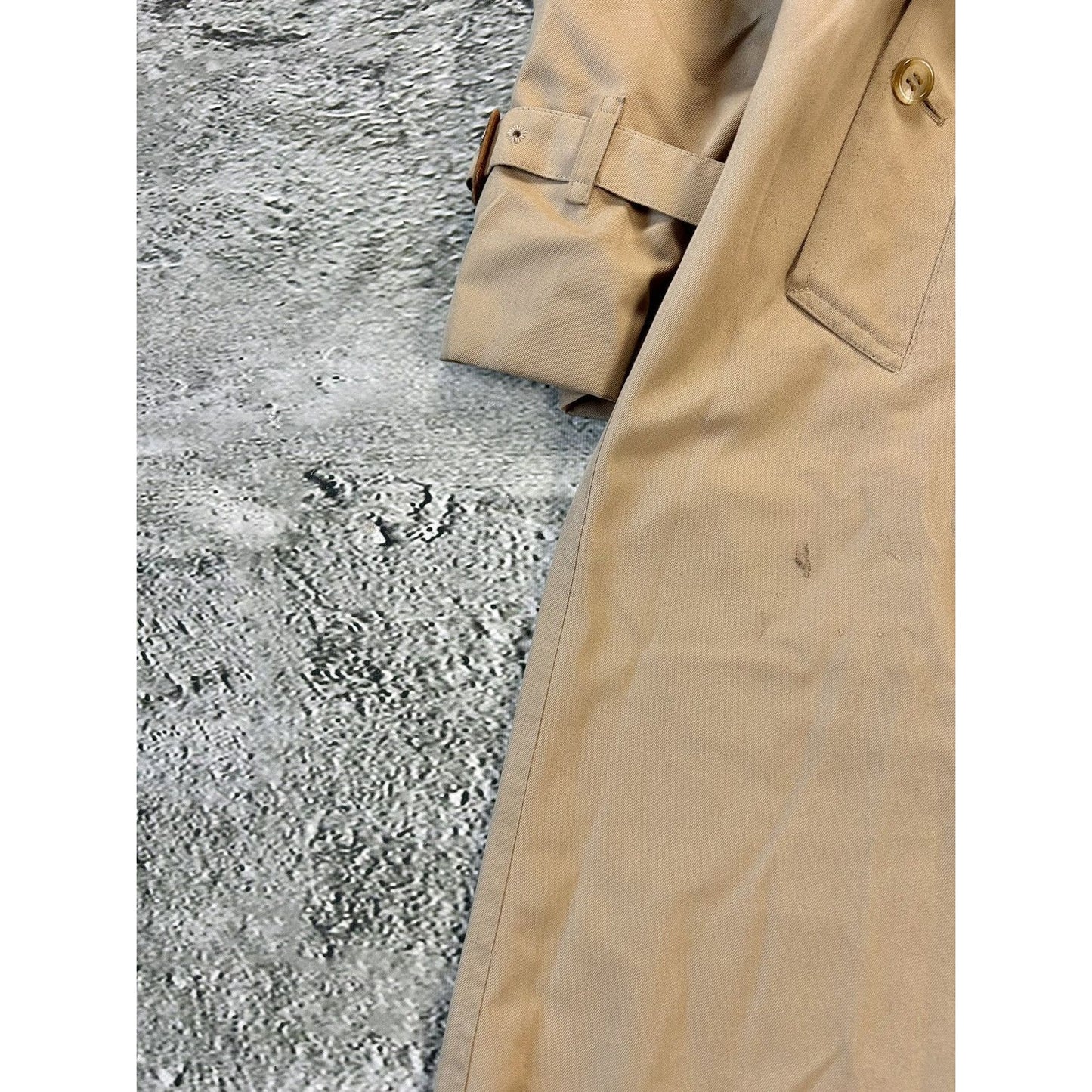 Burberrys coat trench beige vintage