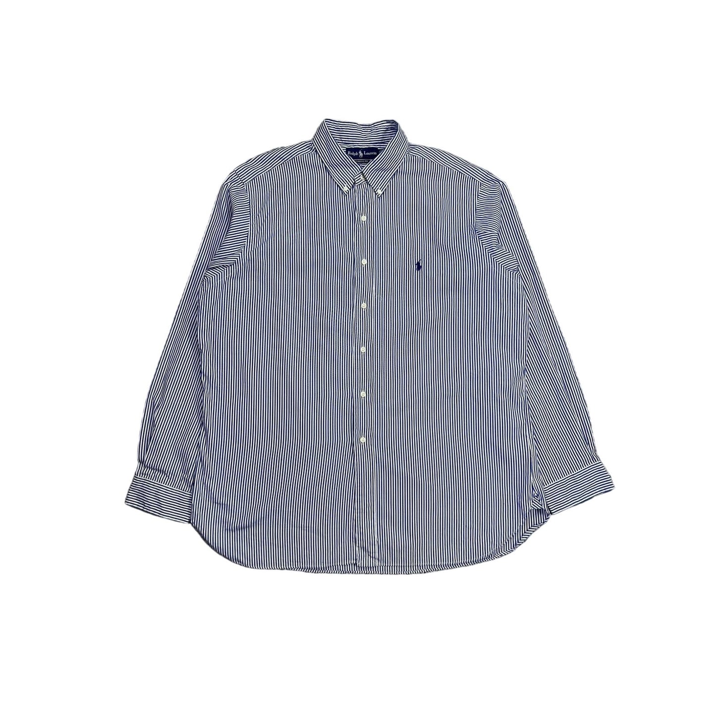 Polo Ralph Lauren shirt button up longsleeve blue striped