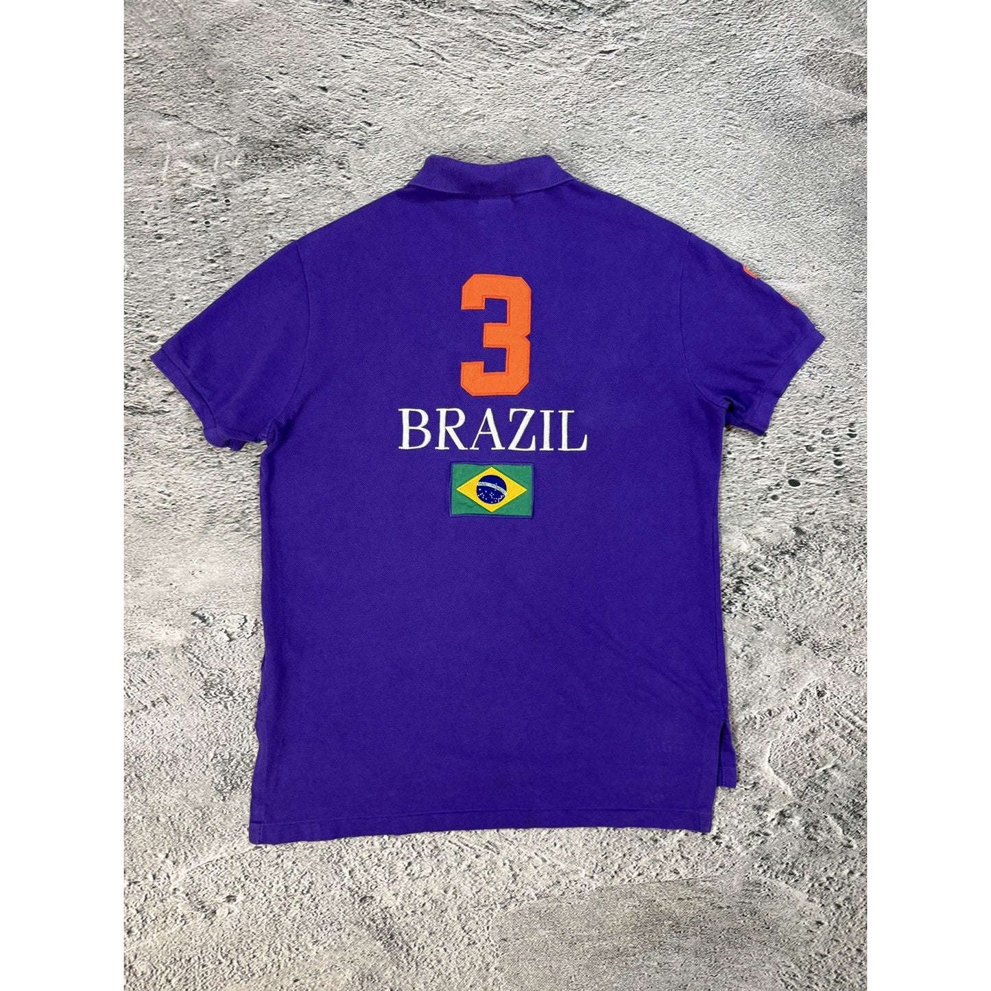 Chief Keef Polo Ralph Lauren vintage Brazil big pony Navy