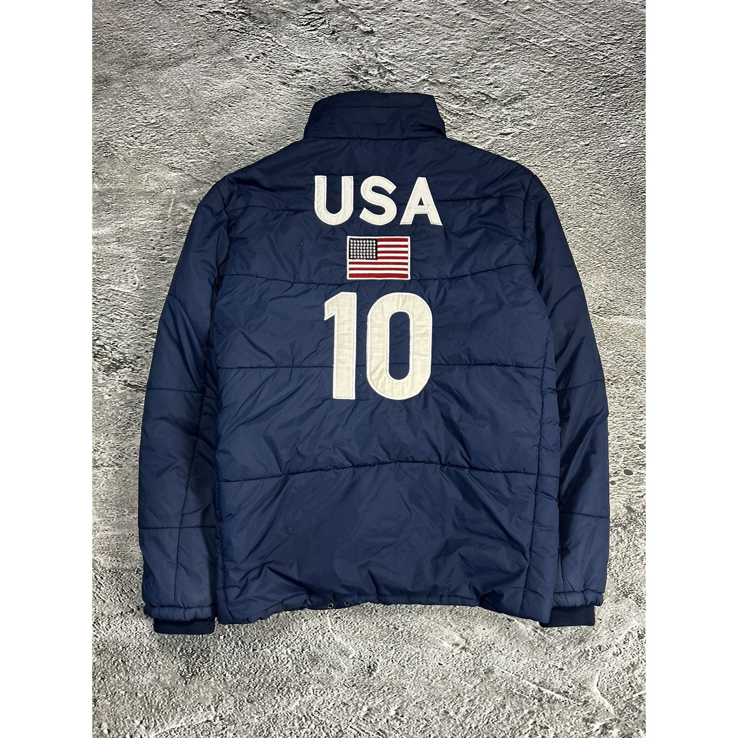 Chief Keef Polo Ralph Lauren vintage navy USA padded jacket