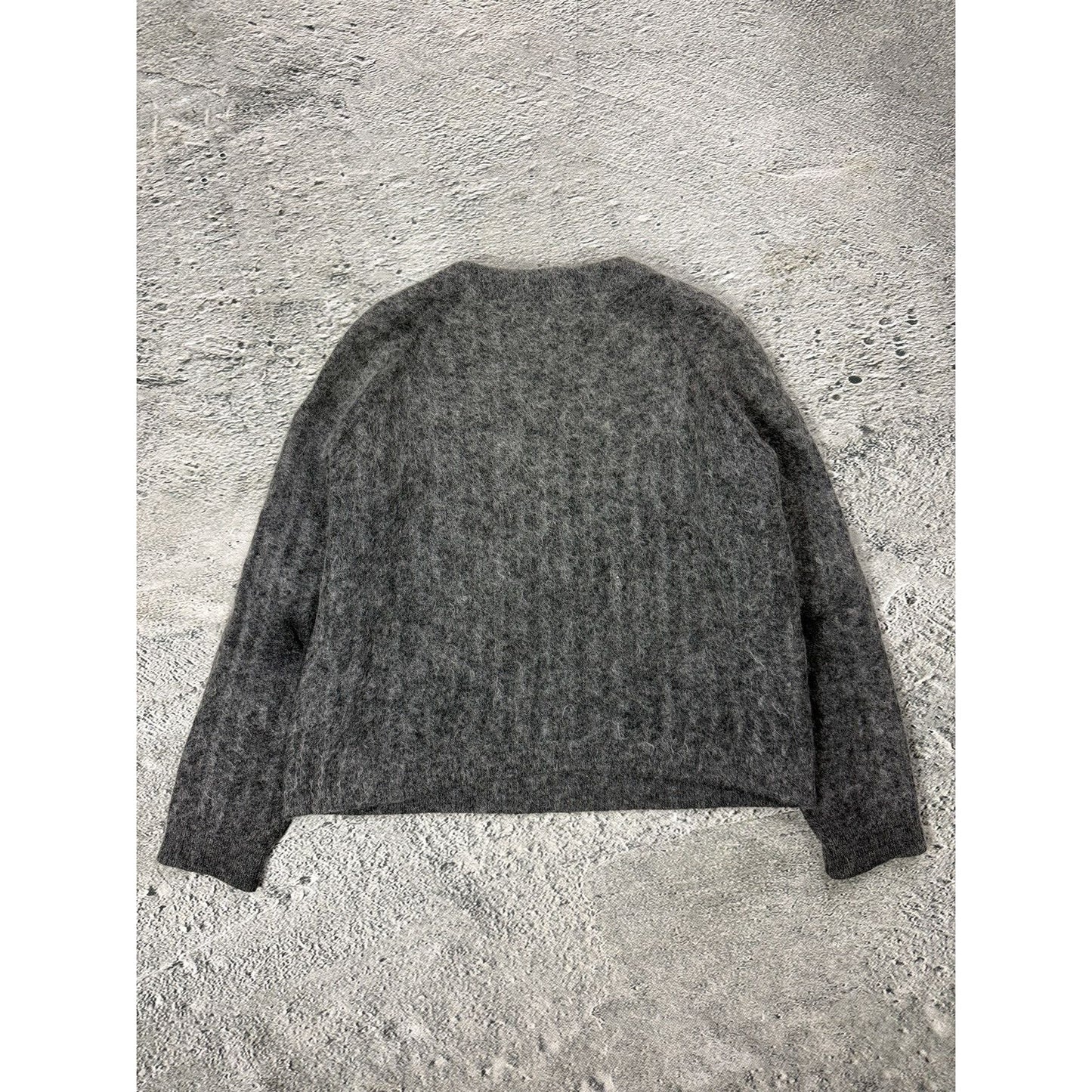 Acne Studios mohair sweater grey dramatic moh paw14