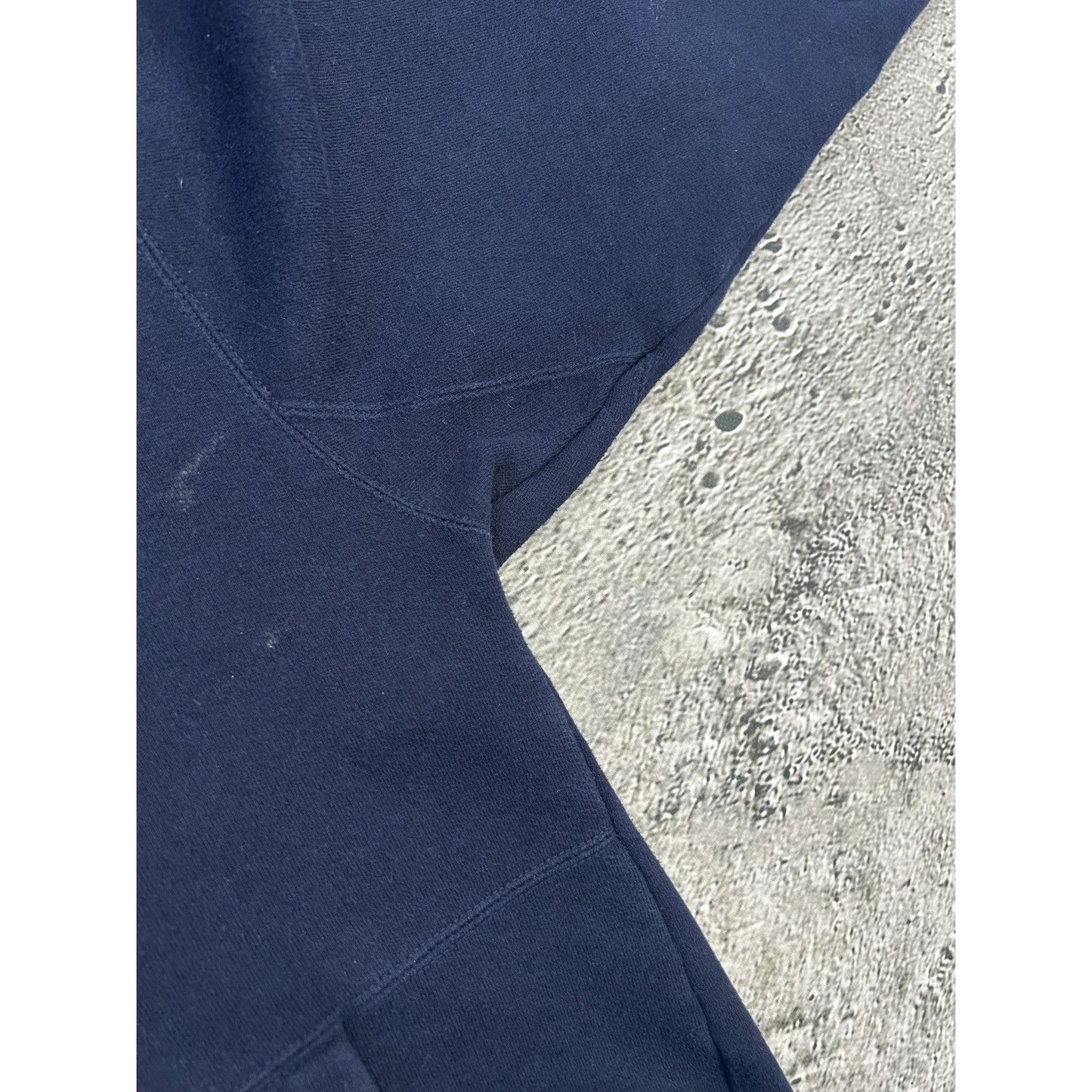 Y2K JNCO Hoodie embroidered Tribal Tiger Navy Blue
