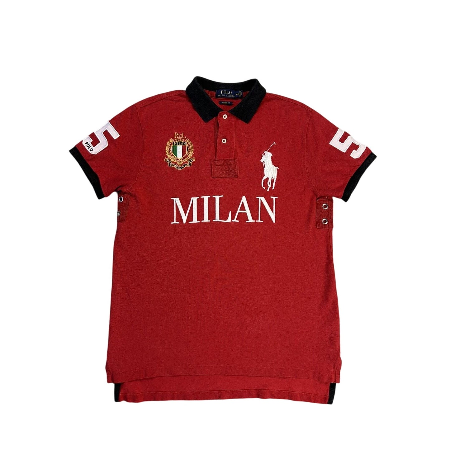 Chief Keef Polo Ralph Lauren Milan Red polo T-shirt