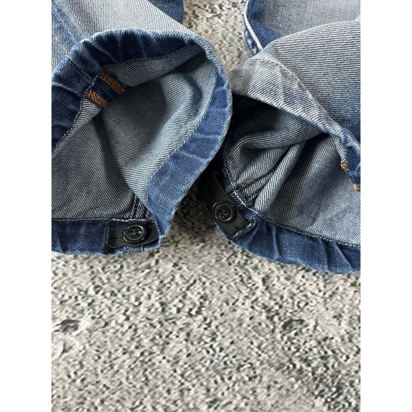 Pelle Pelle vintage stone washed blue jeans Y2K baggy denim