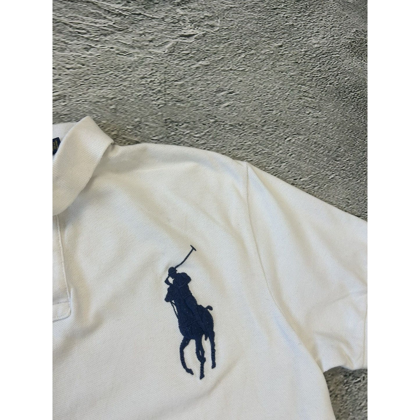 Chief Keef Polo Ralph Lauren vintage big pony white navy