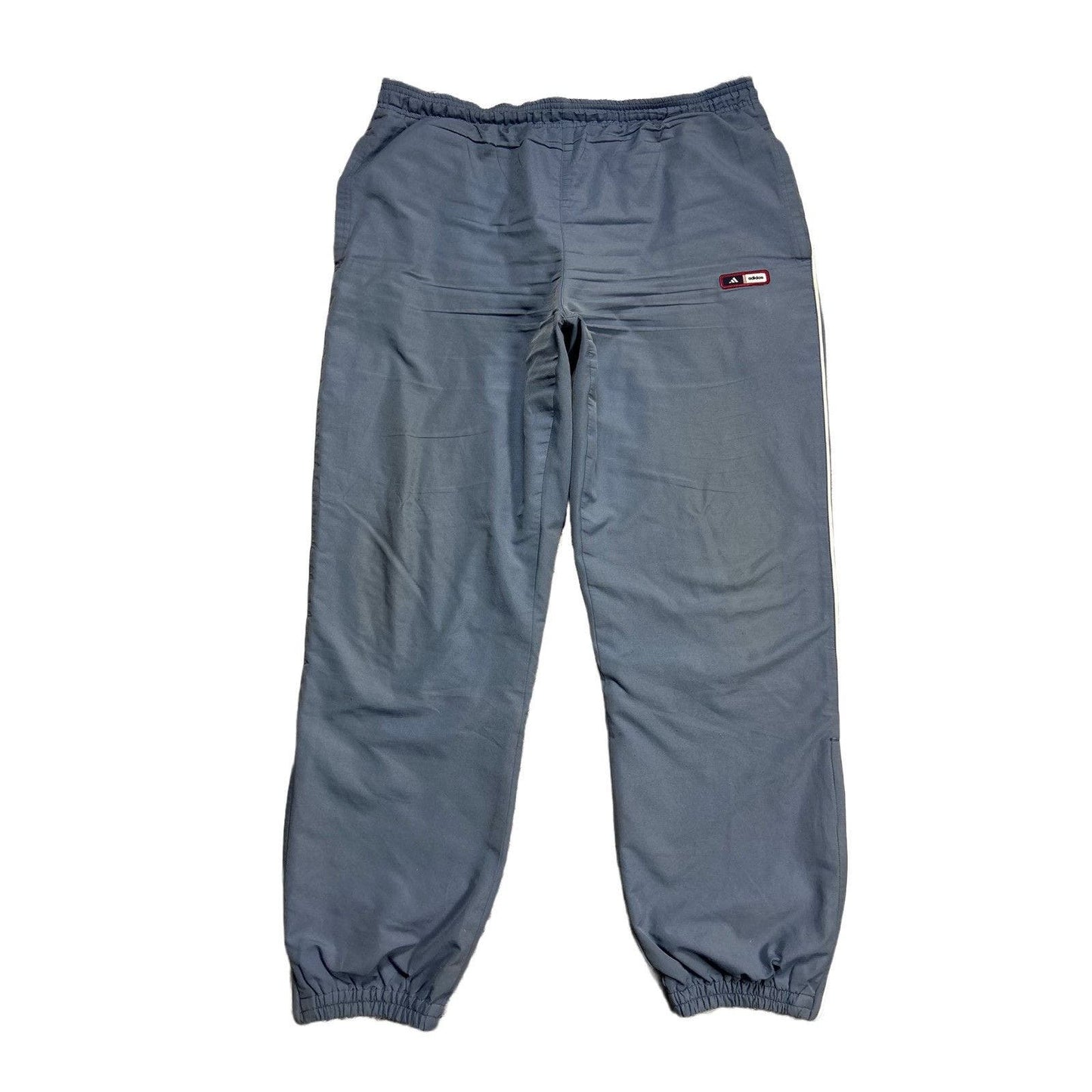 Adidas vintage blue nylon track pants small logo 2000s