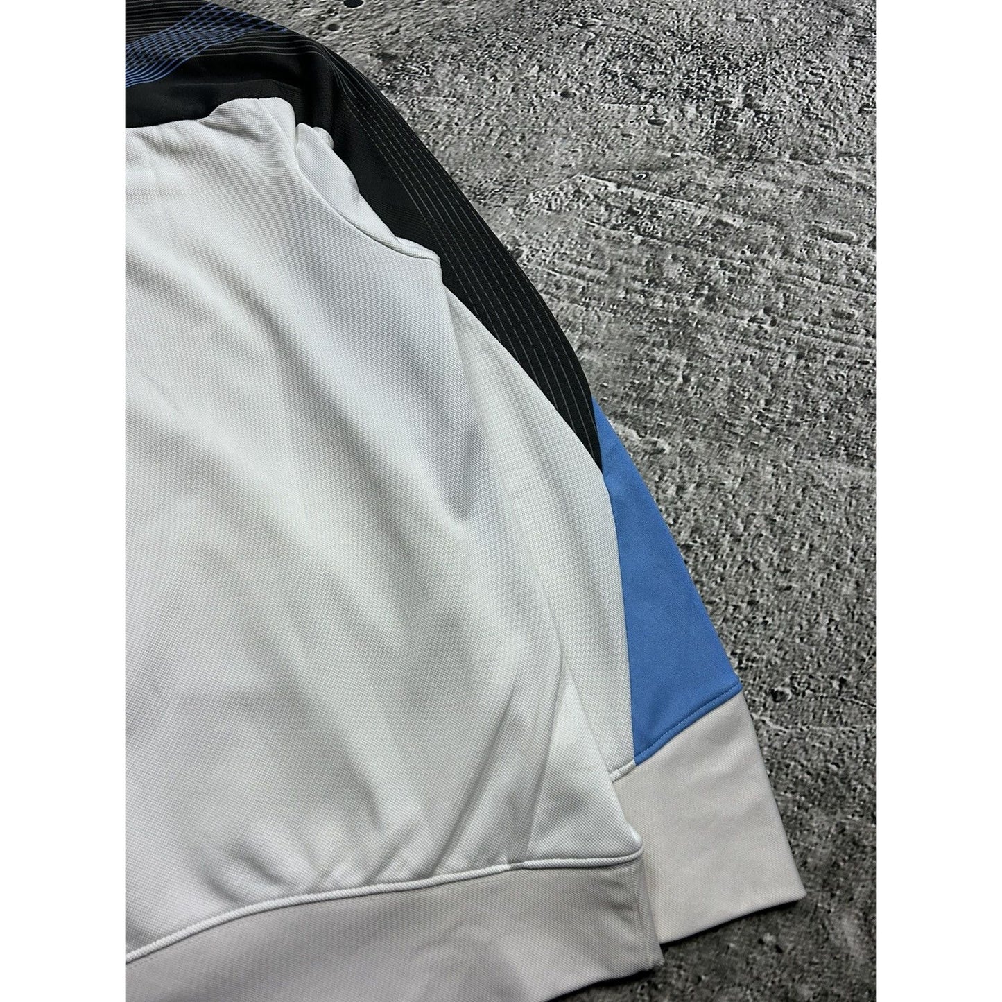 Nike TN hoodie vintage white 2000s blue Y2K sweatshirt