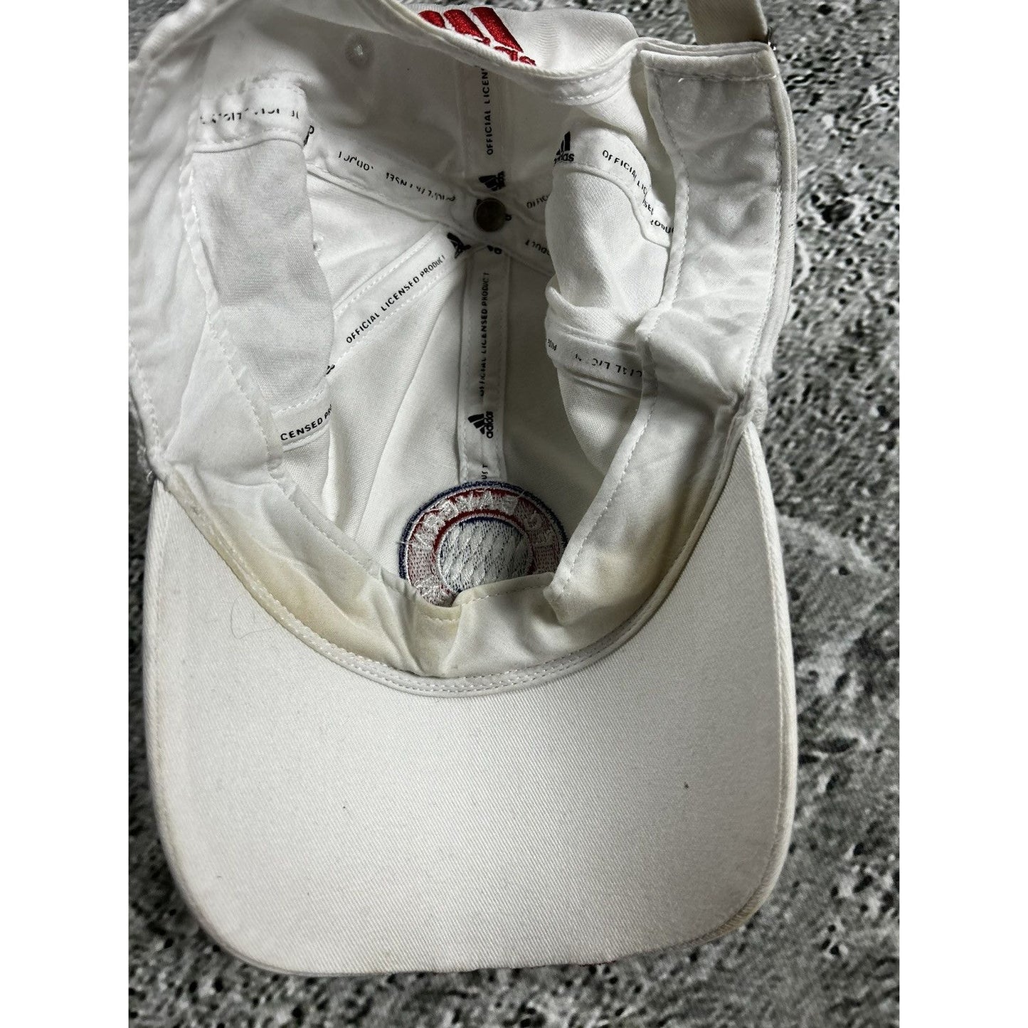 Bayern Munich Adidas cap Vintage 2000s white