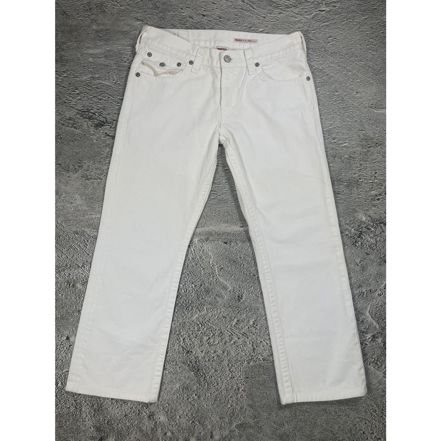 True Religion vintage white jeans Ricky