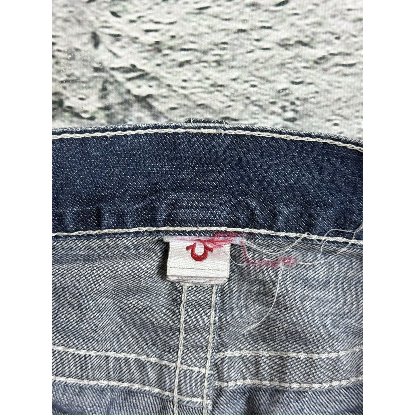 True Religion blue jeans Flag America Y2K USA Straight