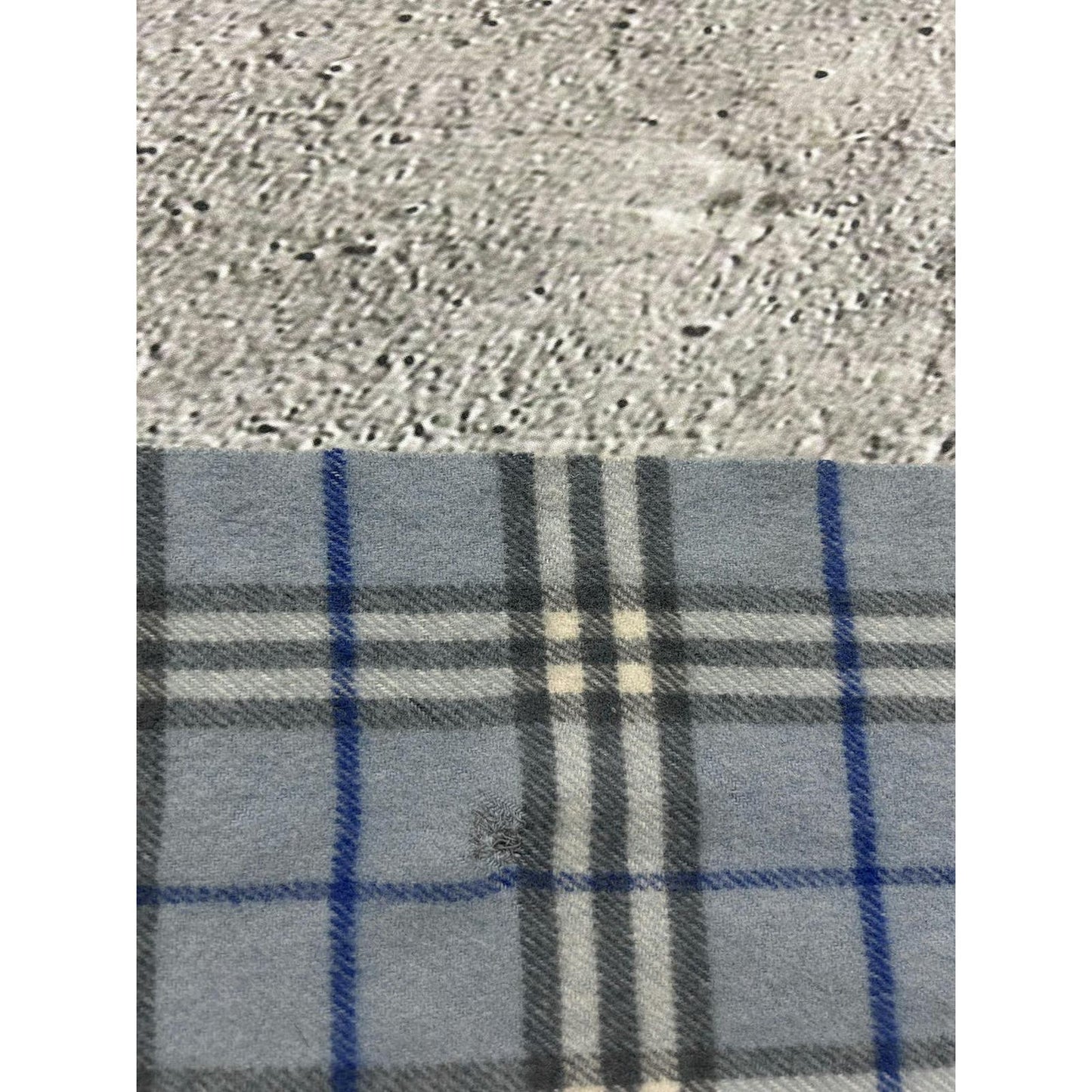 Burberry scarf wool cashmere baby blue nova check