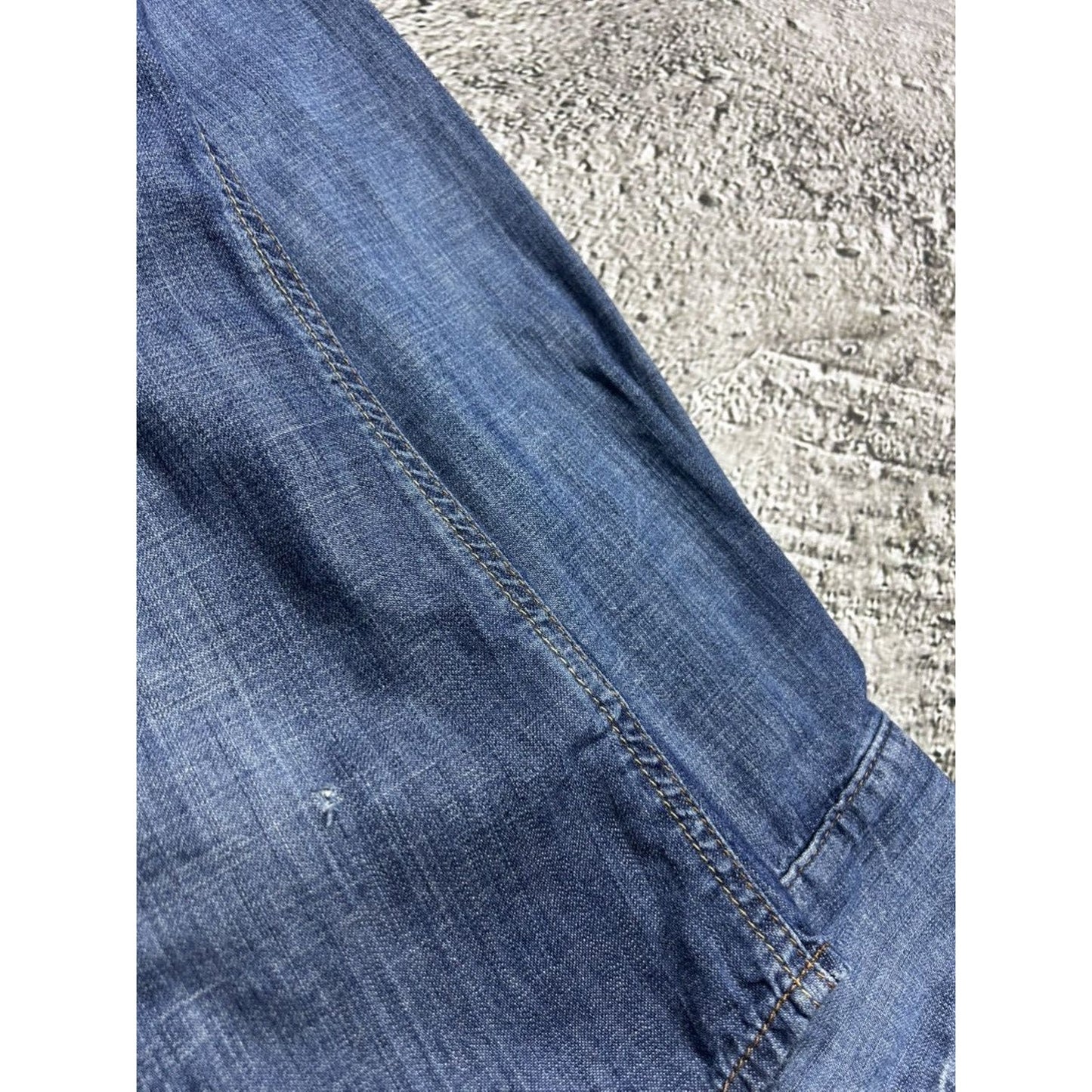 True Religion denim shirt button up Y2K