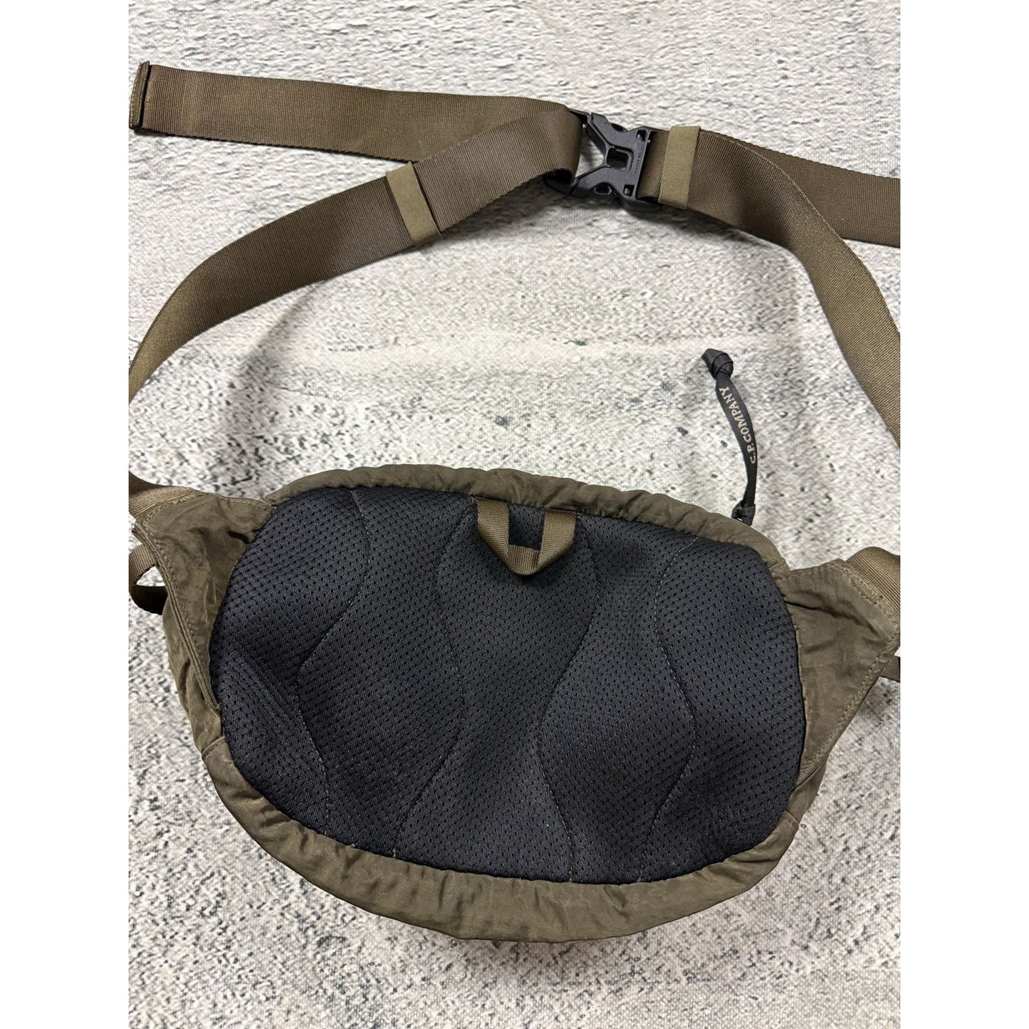 C.P. Company shoulder bag with lens khaki cargo pocket