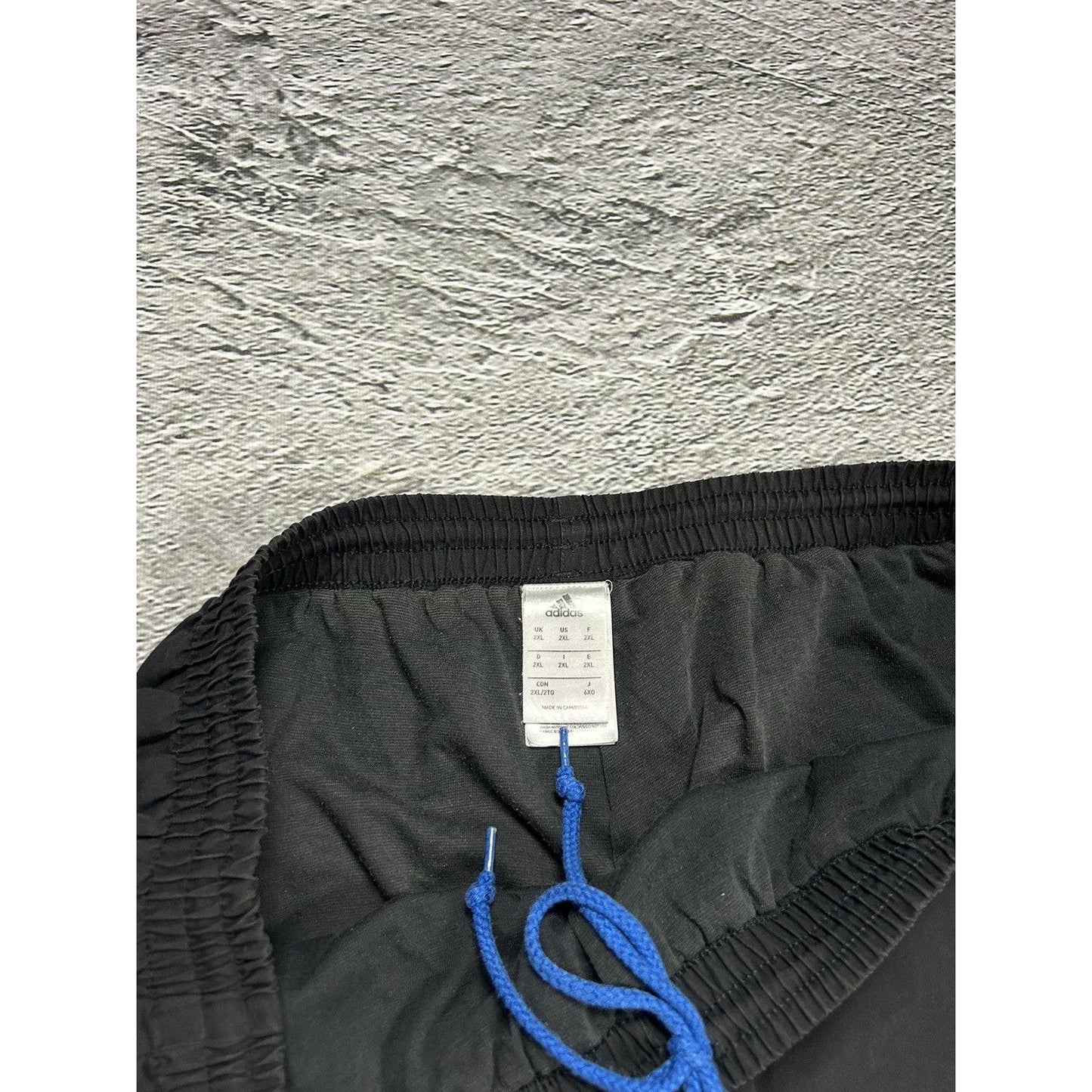 Adidas vintage black blue track pants small logo 2000s