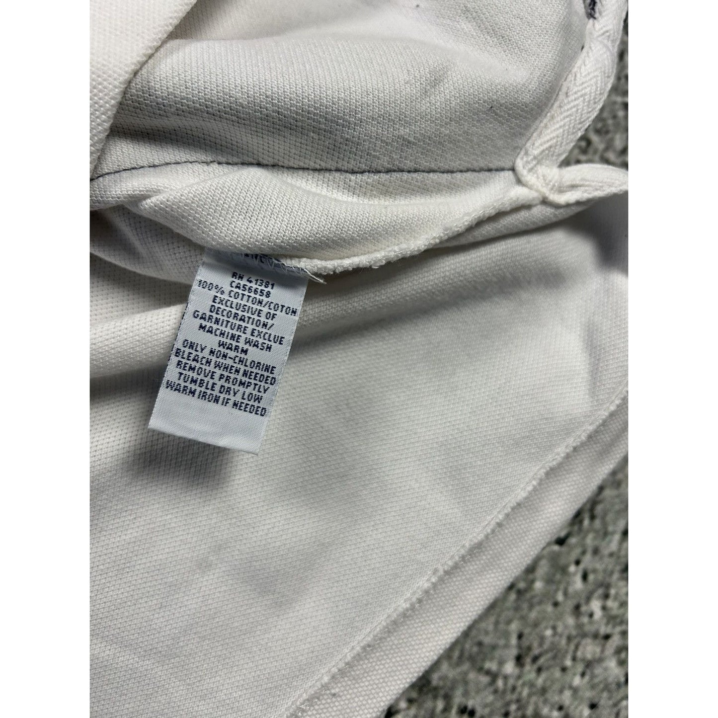 Chief Keef Polo Ralph Lauren white navy stripe Y2K