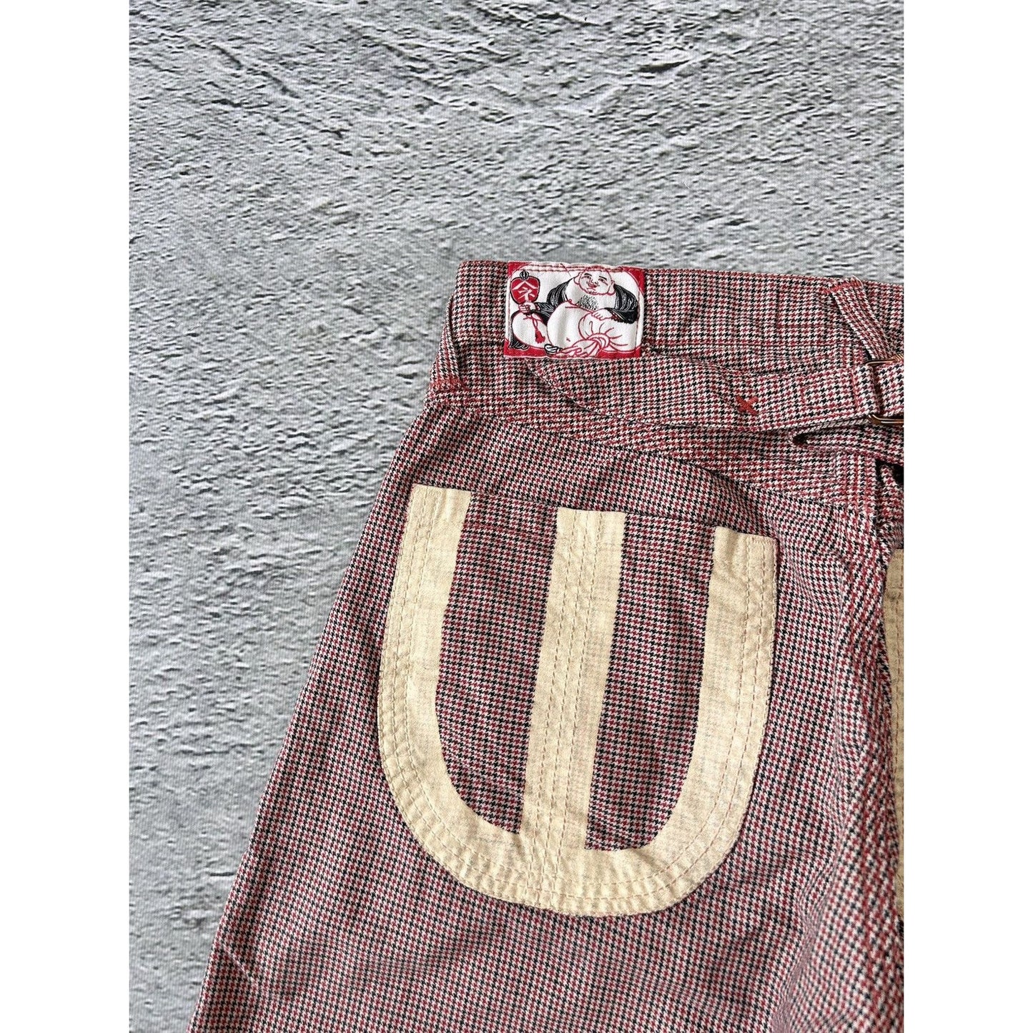 Evisu Yamane jeans vintage red casual pants
