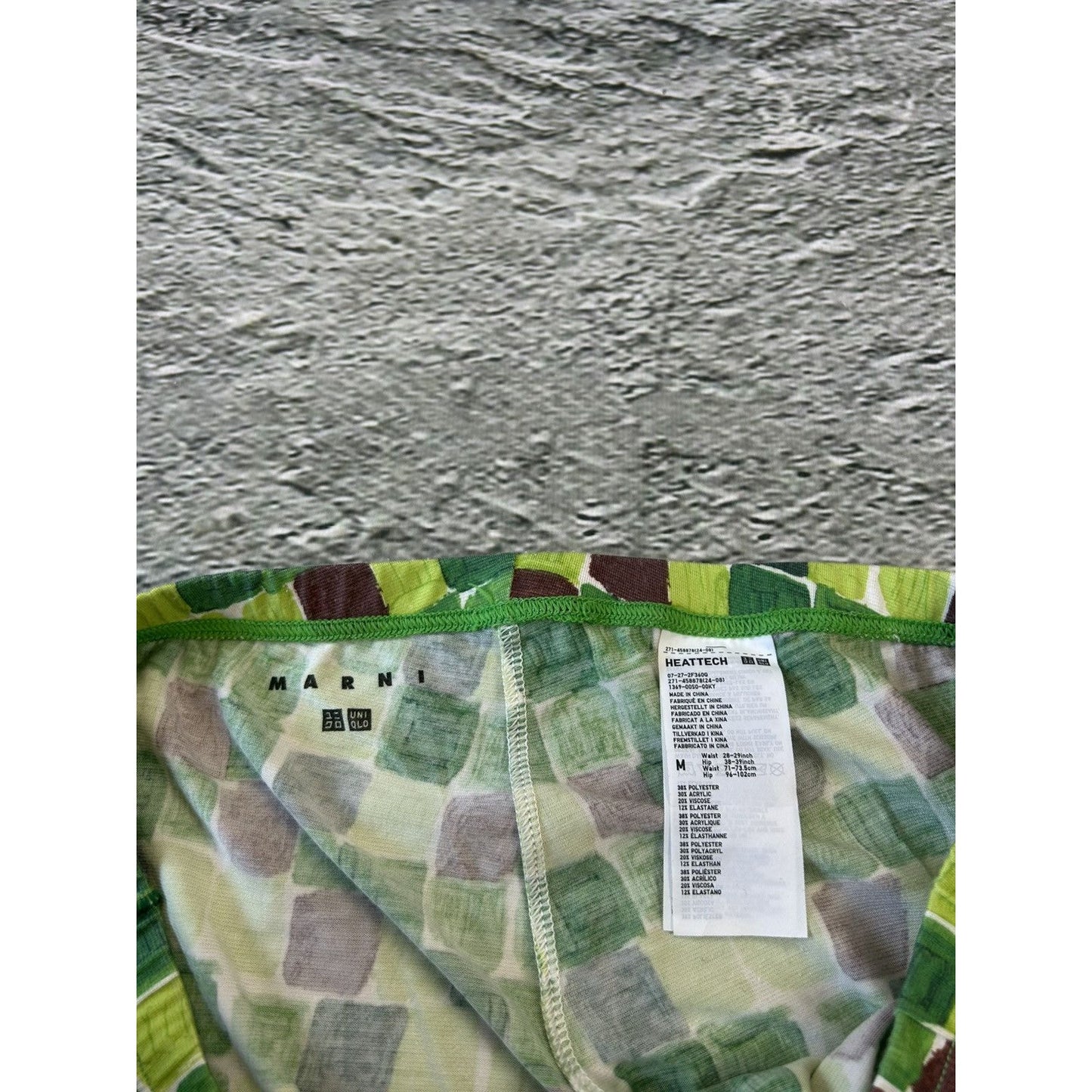 UNIQLO X MARNI heattech set turtleneck longsleeve + pants
