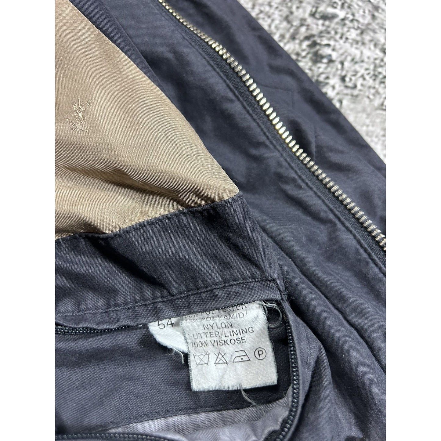 Yves Saint Laurent vintage navy coat