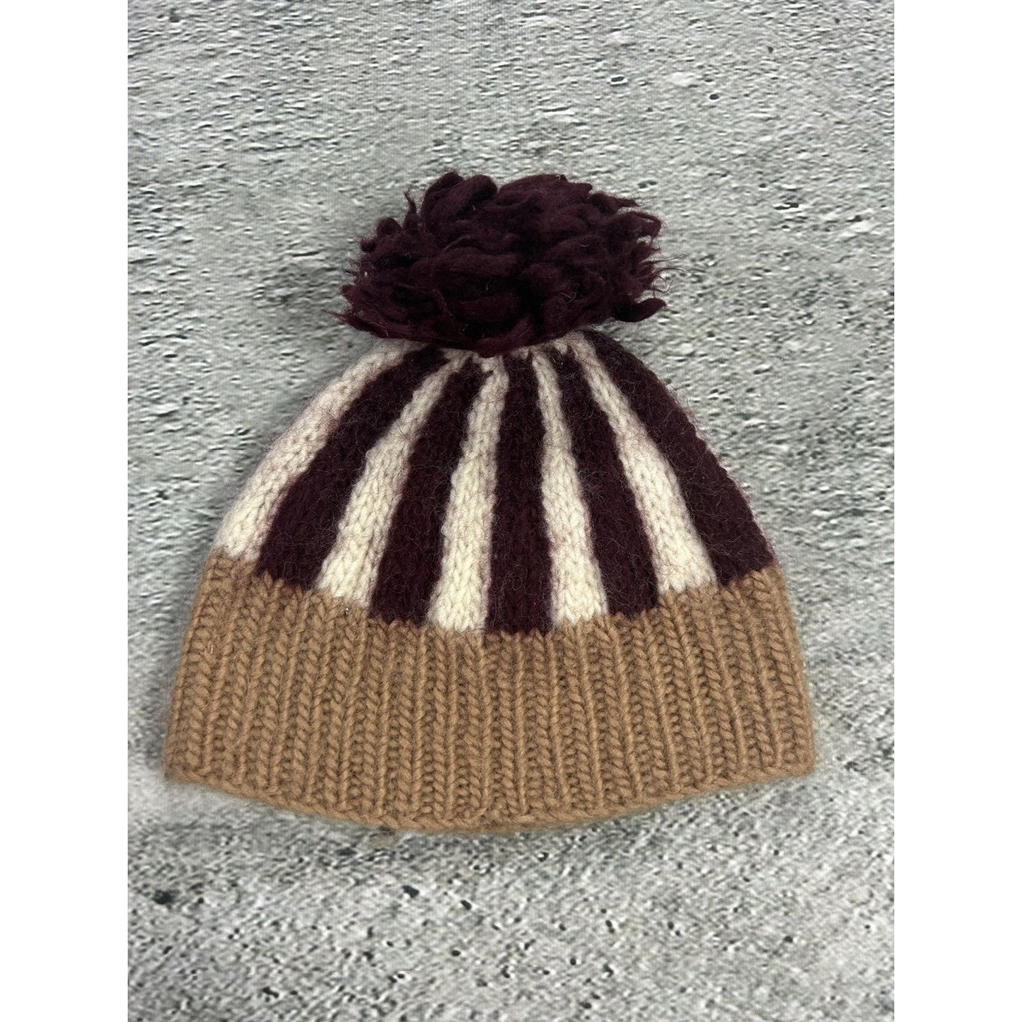 Evisu beanie Y2K seagull big logo wool
