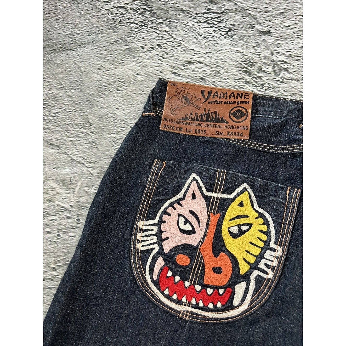 Evisu Yamane jeans vintage Japanese selvedge denim pants