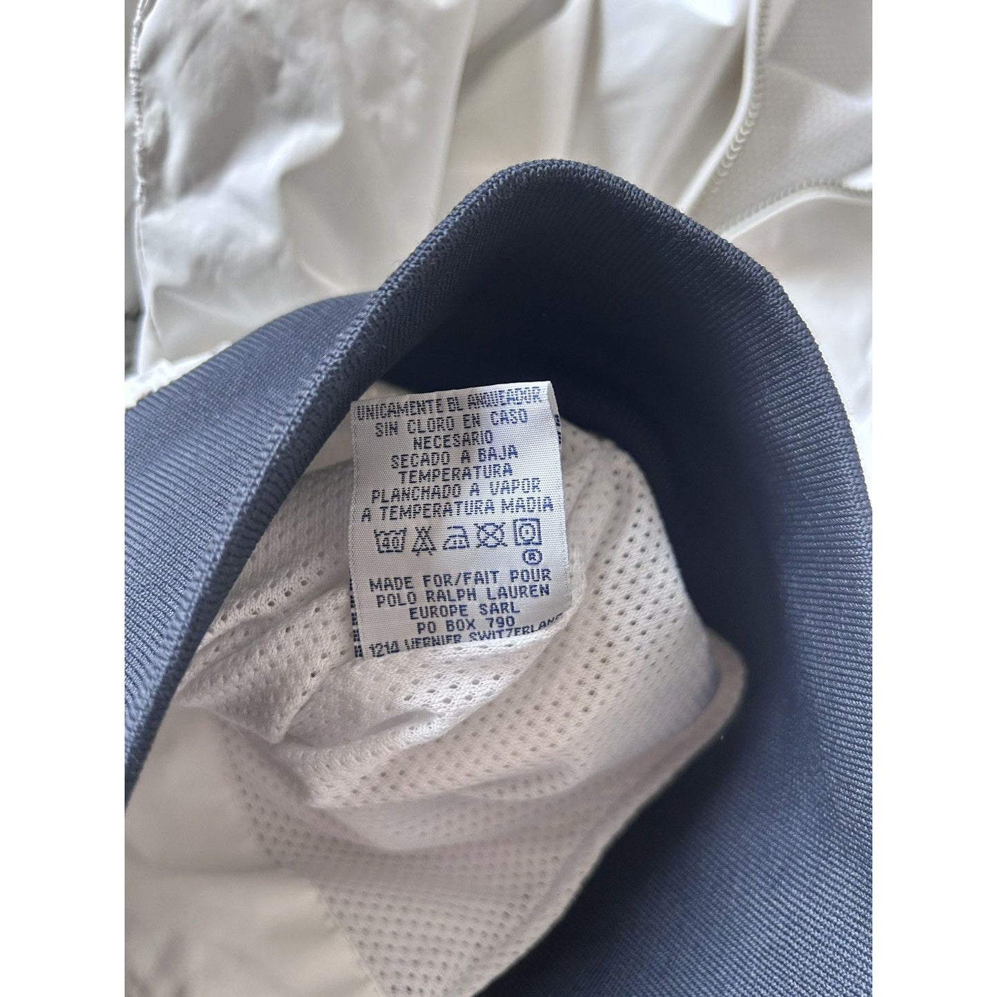 Chief Keef Polo Ralph Lauren bomber jacket England white