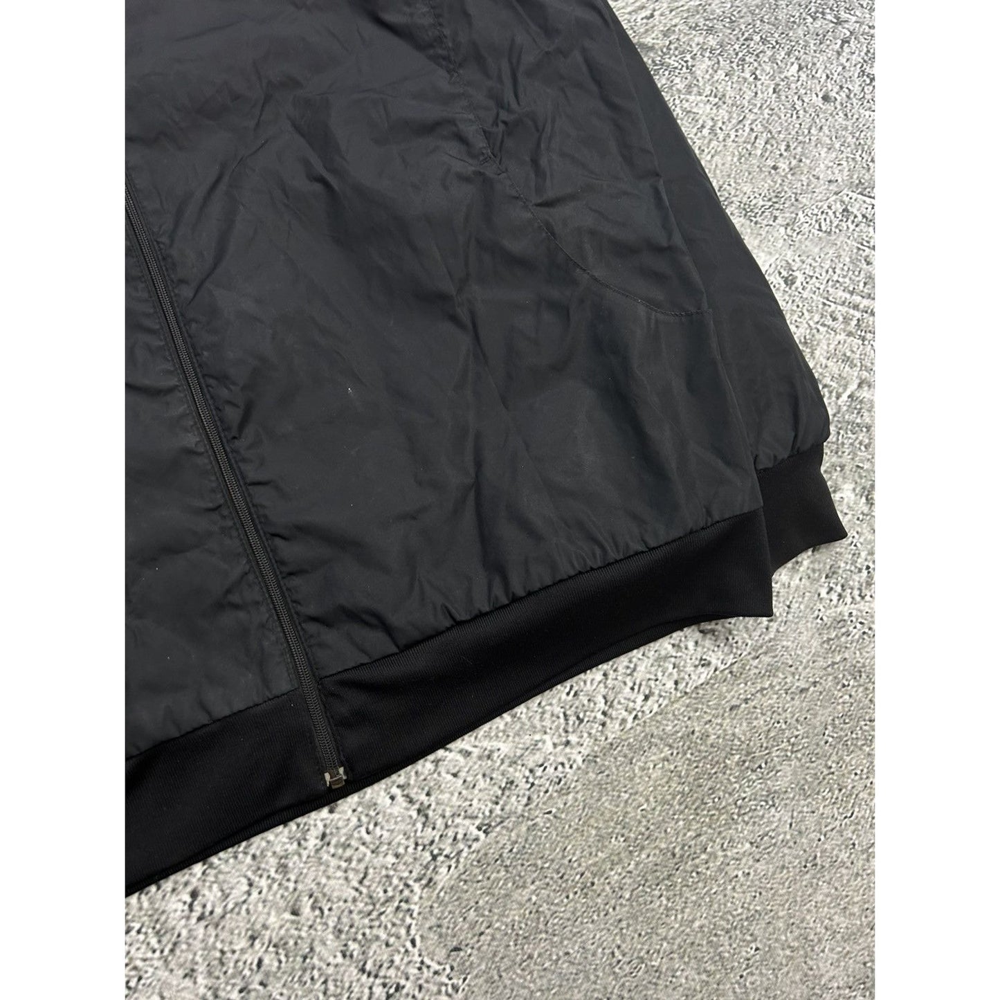 Nike track jacket nylon pink black vintage drill Y2K TN